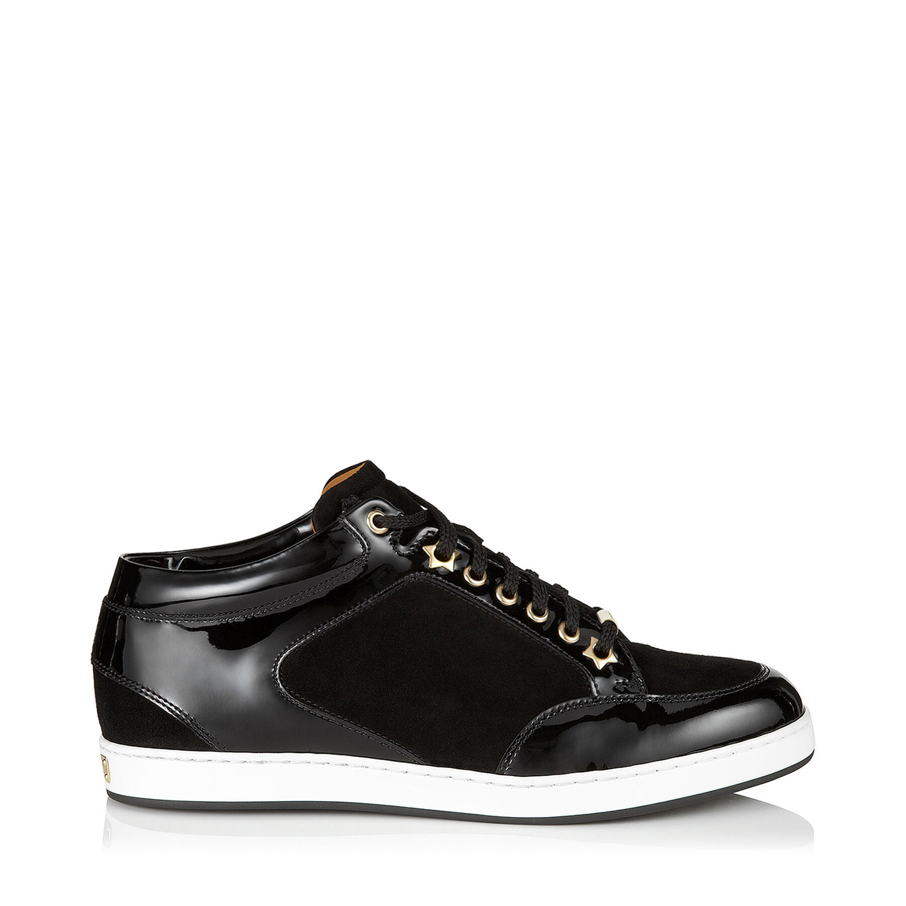 black patent jimmy choo trainers