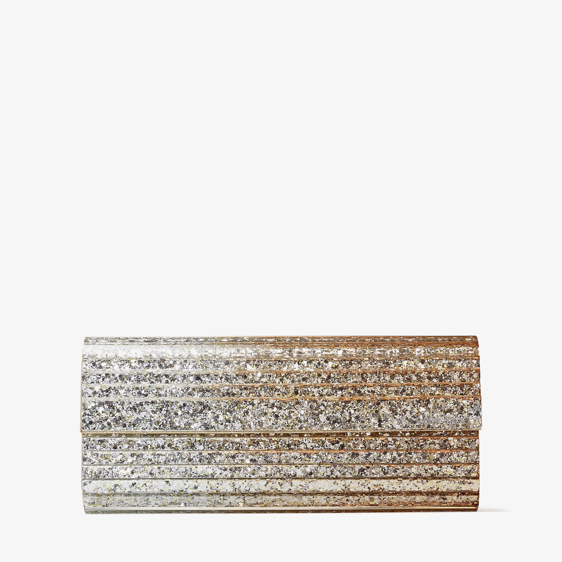 Metallic Dégradé Glitter Plexi Clutch Bag|SWEETIE |Cruise