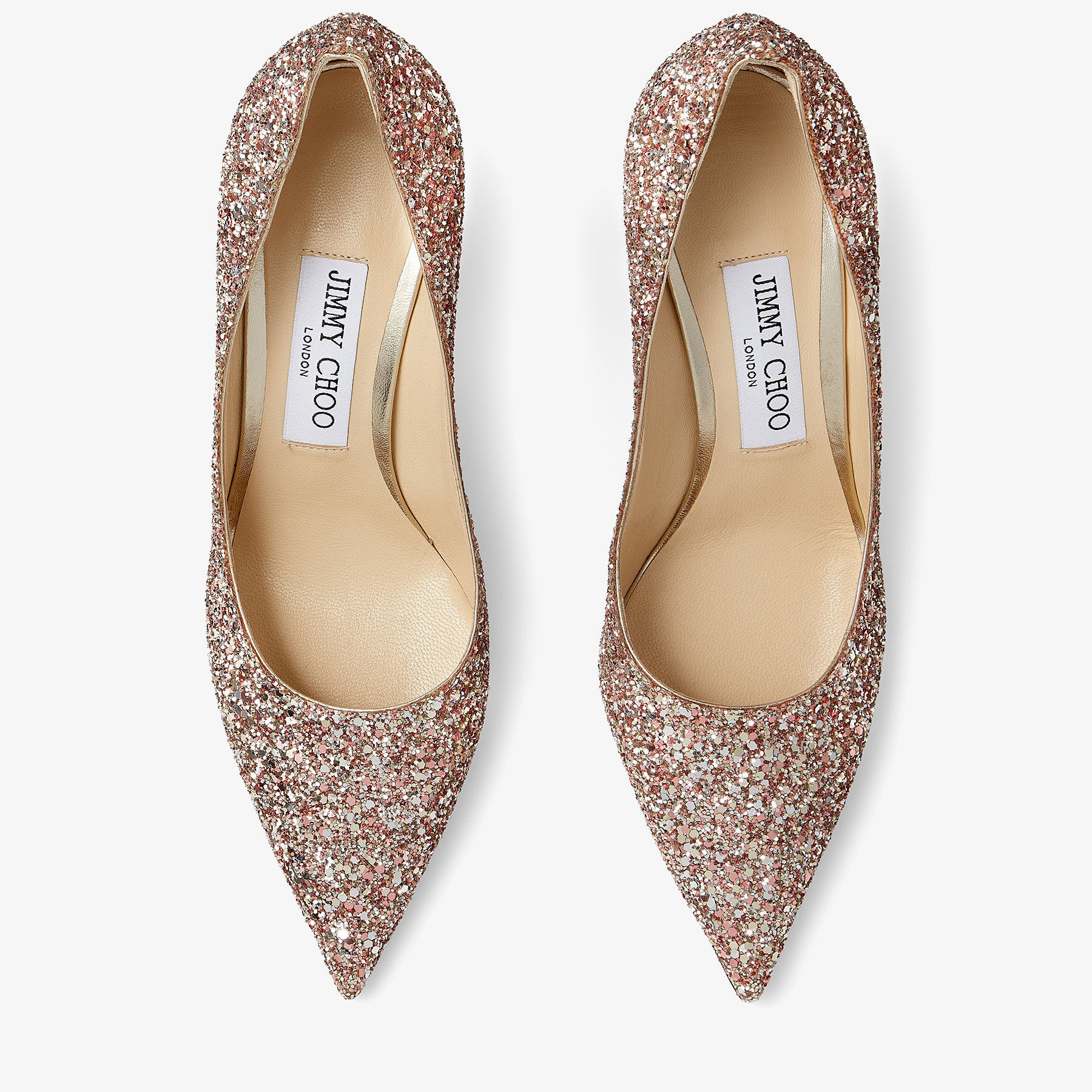 Sparkly jimmy top choo heels