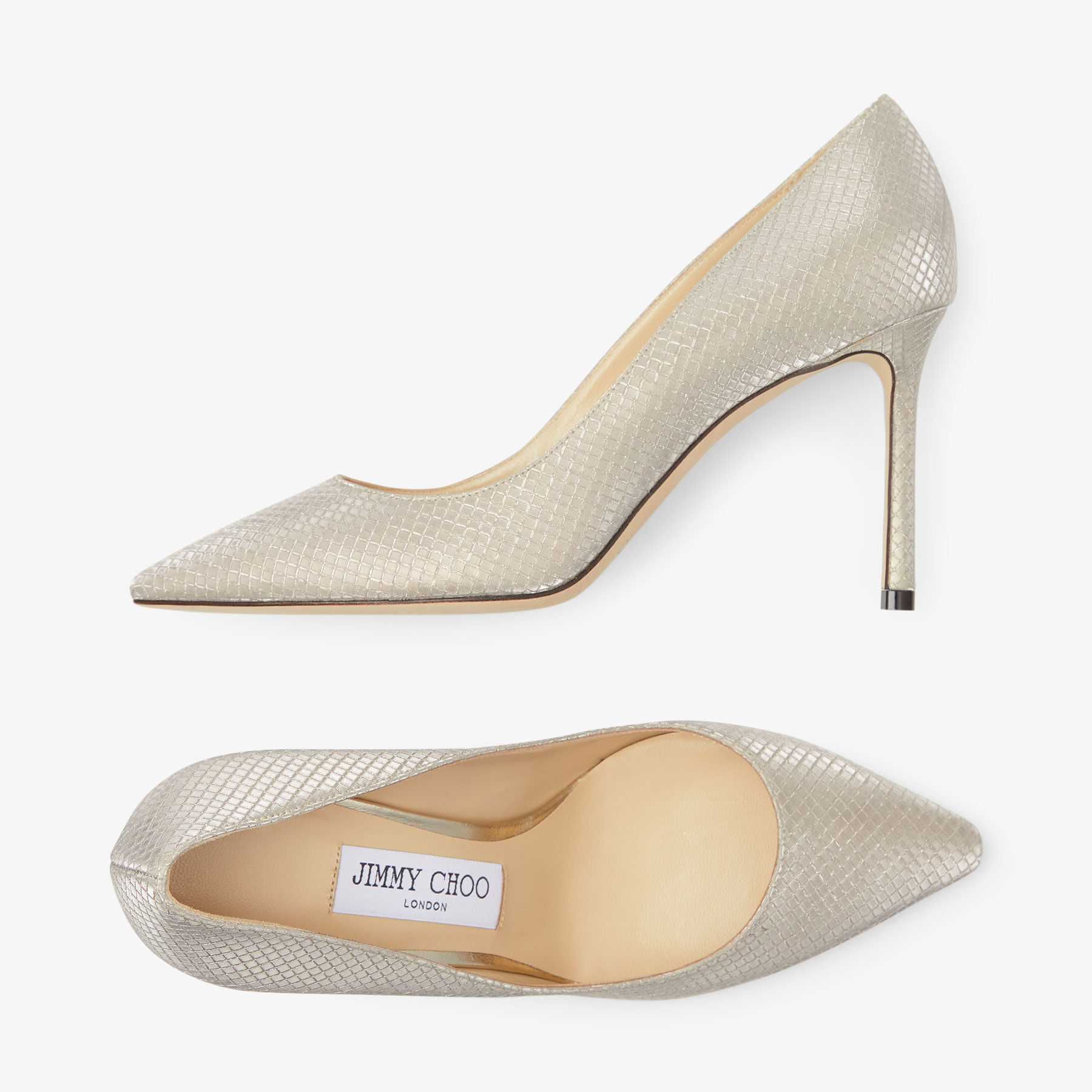 Romy 85 top glitter pumps