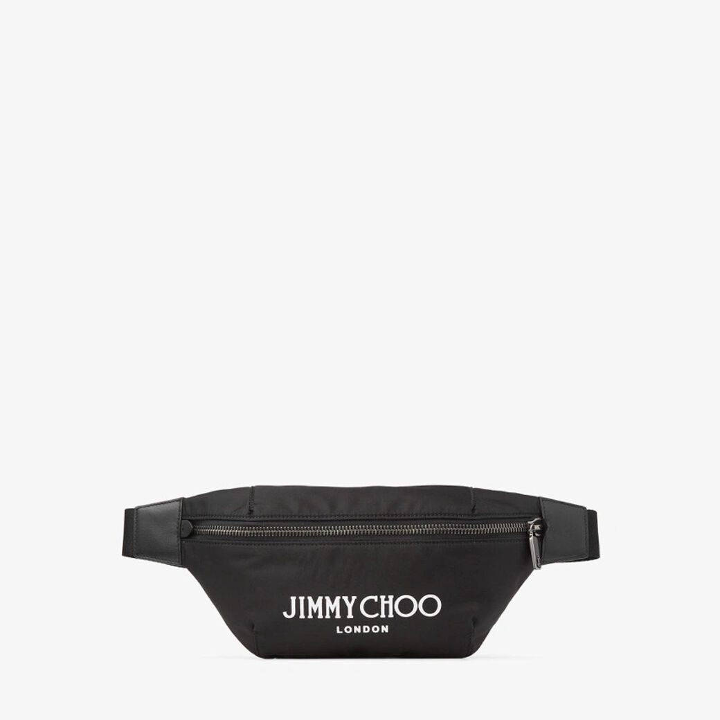 FINSLEY Black Nylon Belt Bag Autumn Collection JIMMY CHOO