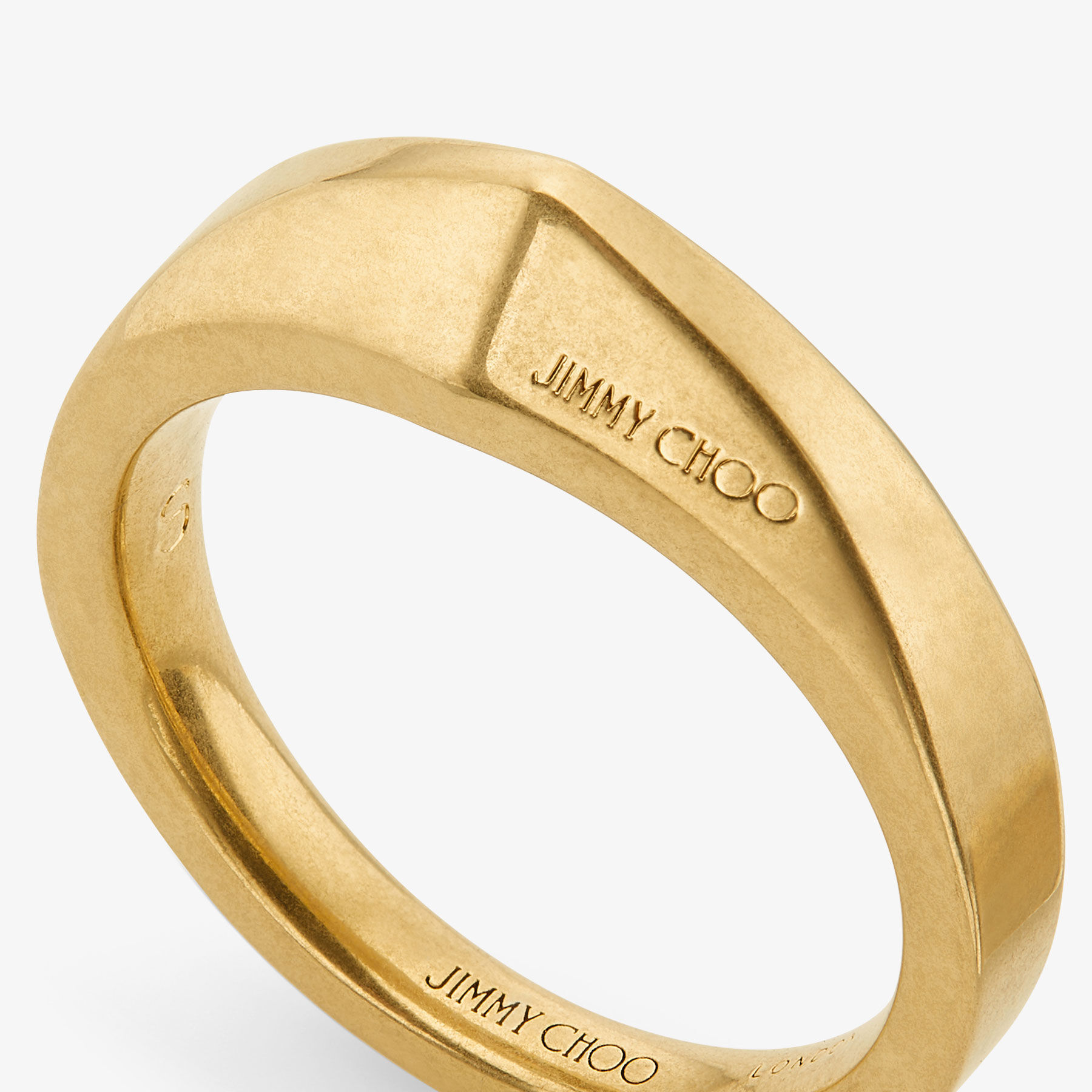 JIMMY CHOO Diamond Signet Ring フィニッシュシグネットリング DIAMONDSIGNETRINGMFQ_OO0022_DE