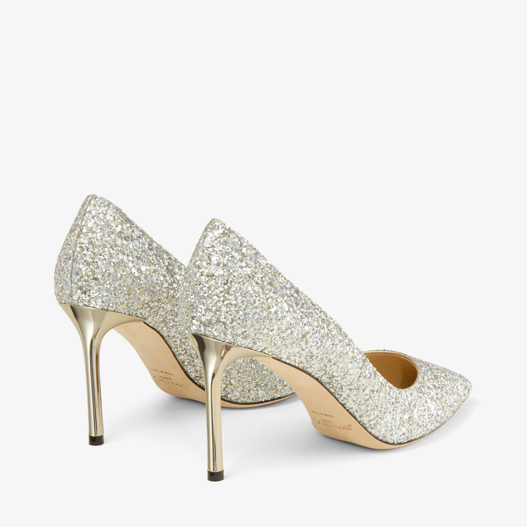 Sparkly shop champagne heels