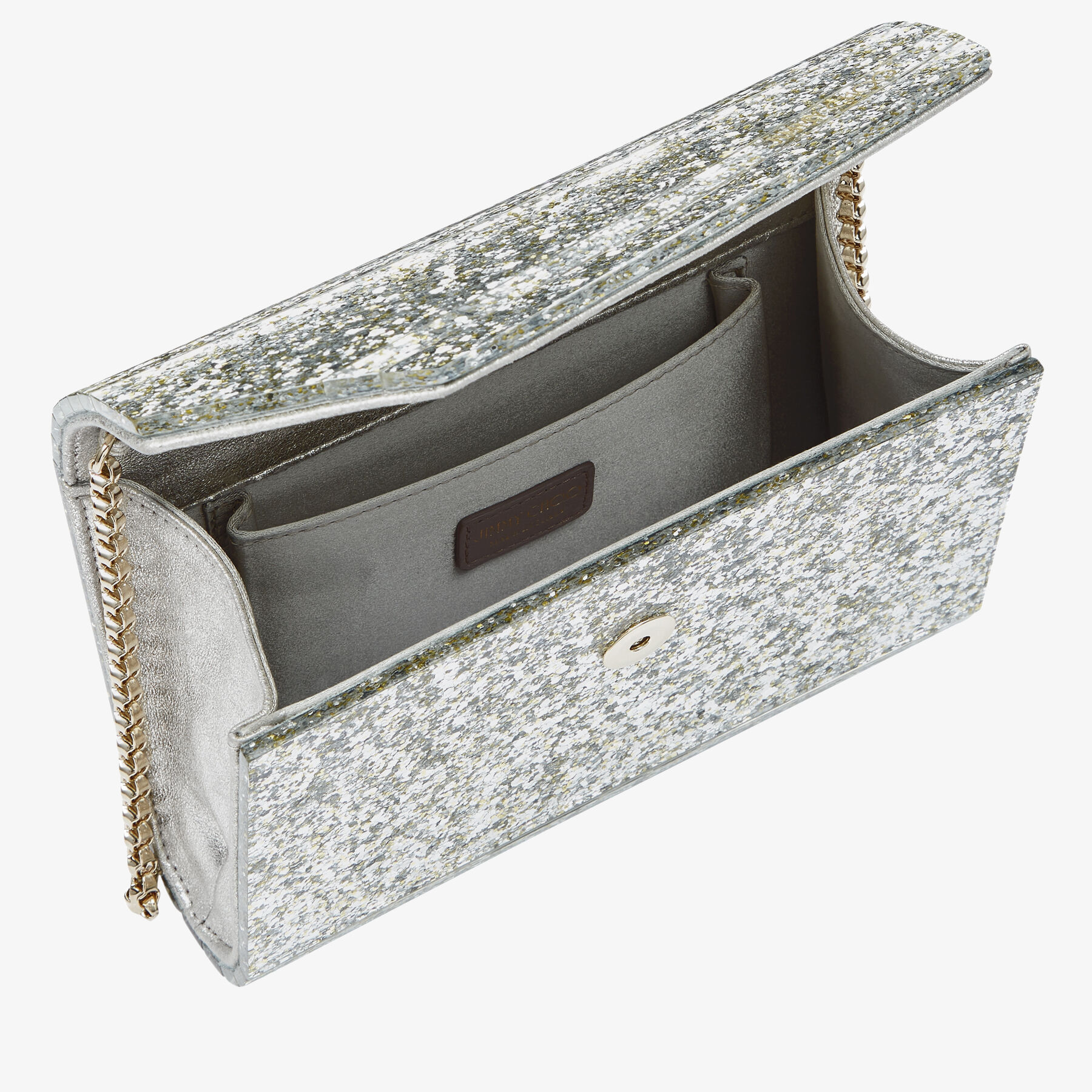 Jimmy choo shop acrylic clutch