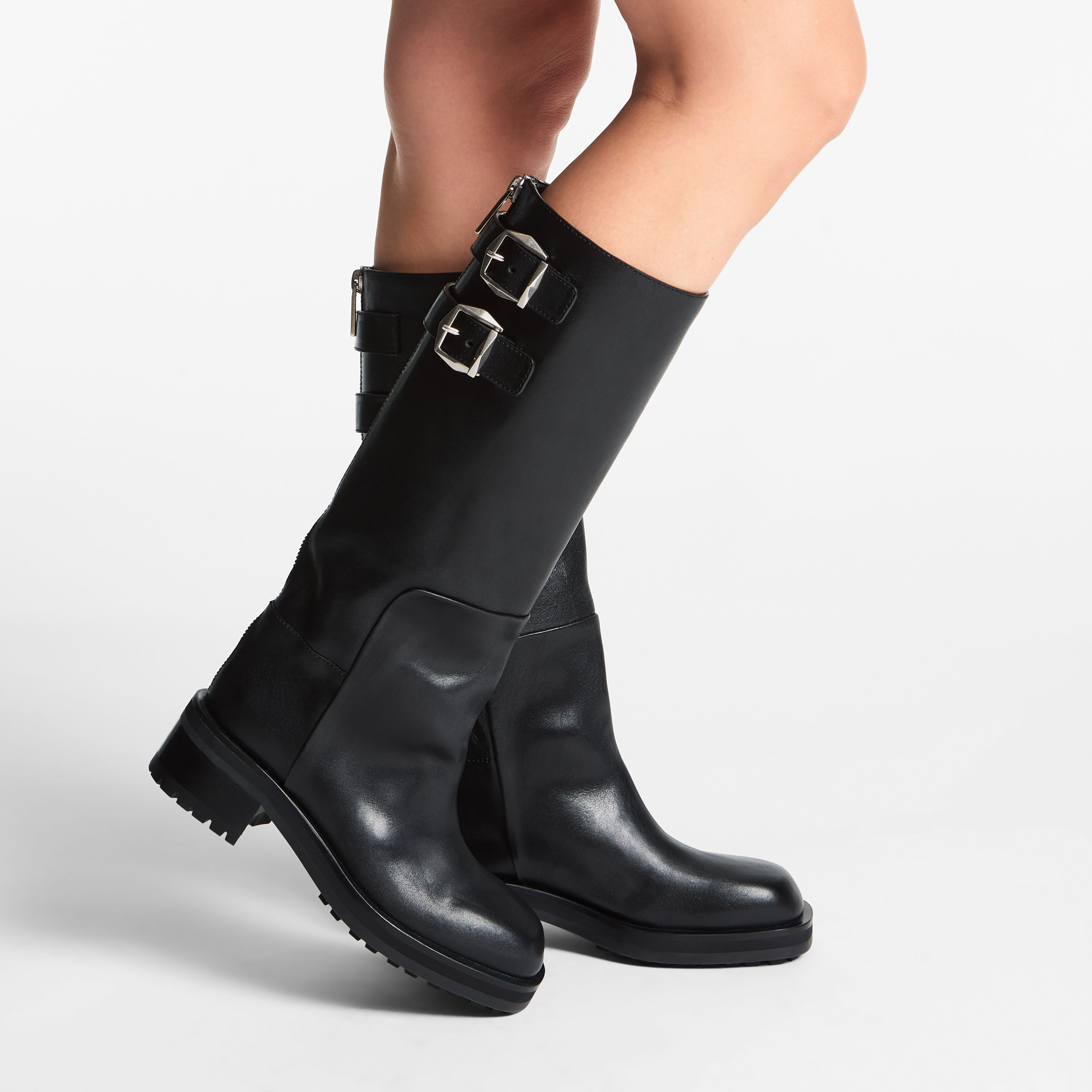 人気ランキング1位～（売れ筋商品） Brooklyn Boots Knee-High Leather Black | 50 Boot Knee 靴