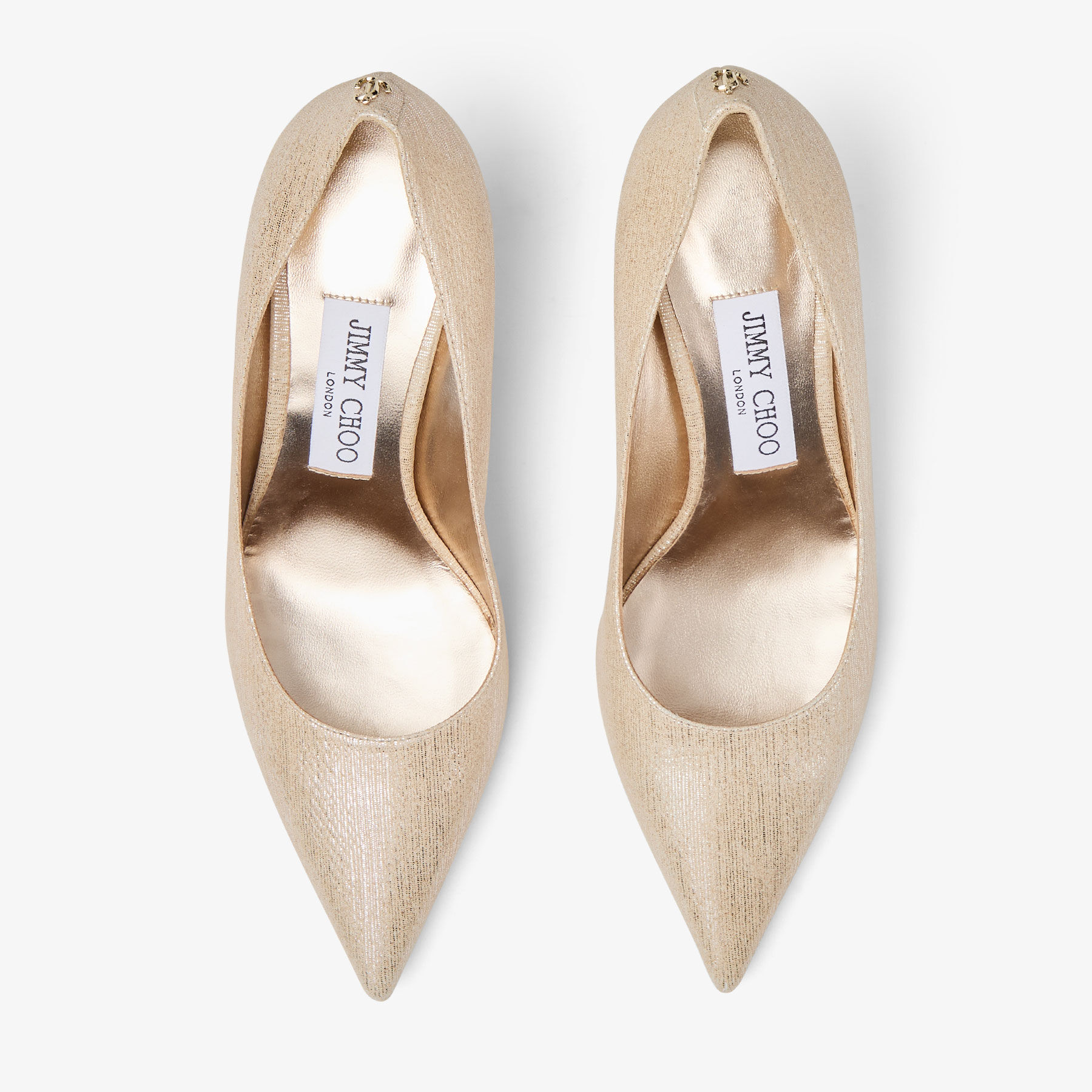 Love 65 | Gold Metallic Leather Pumps | JIMMY CHOO