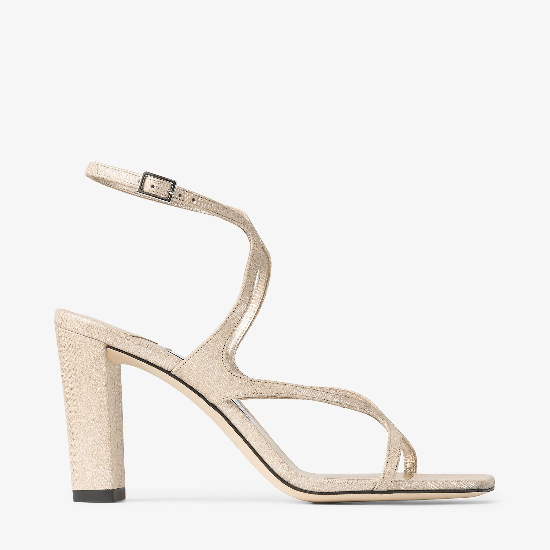 サンダル・ミュール Jimmy Choo 'Azie' sandals Azie 85 |Soft Gold Nappa Leather Sandals | JIMMY CHOO CA
