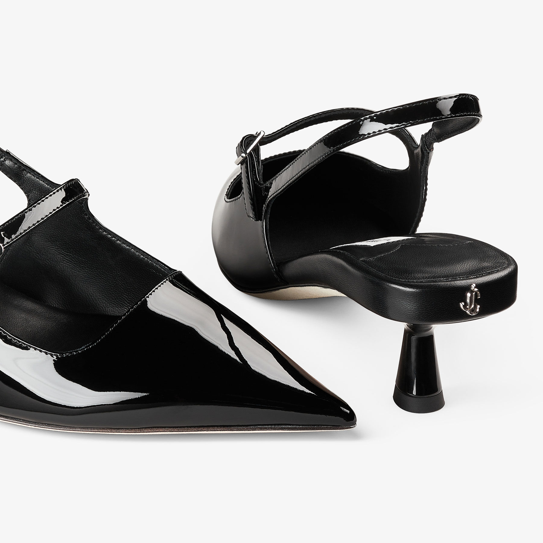 正規店買付【JIMMY CHOO】Didi 45 パンプス DIDI 45 | シルバー リキッドメタルレザー・ポインテッドトゥ