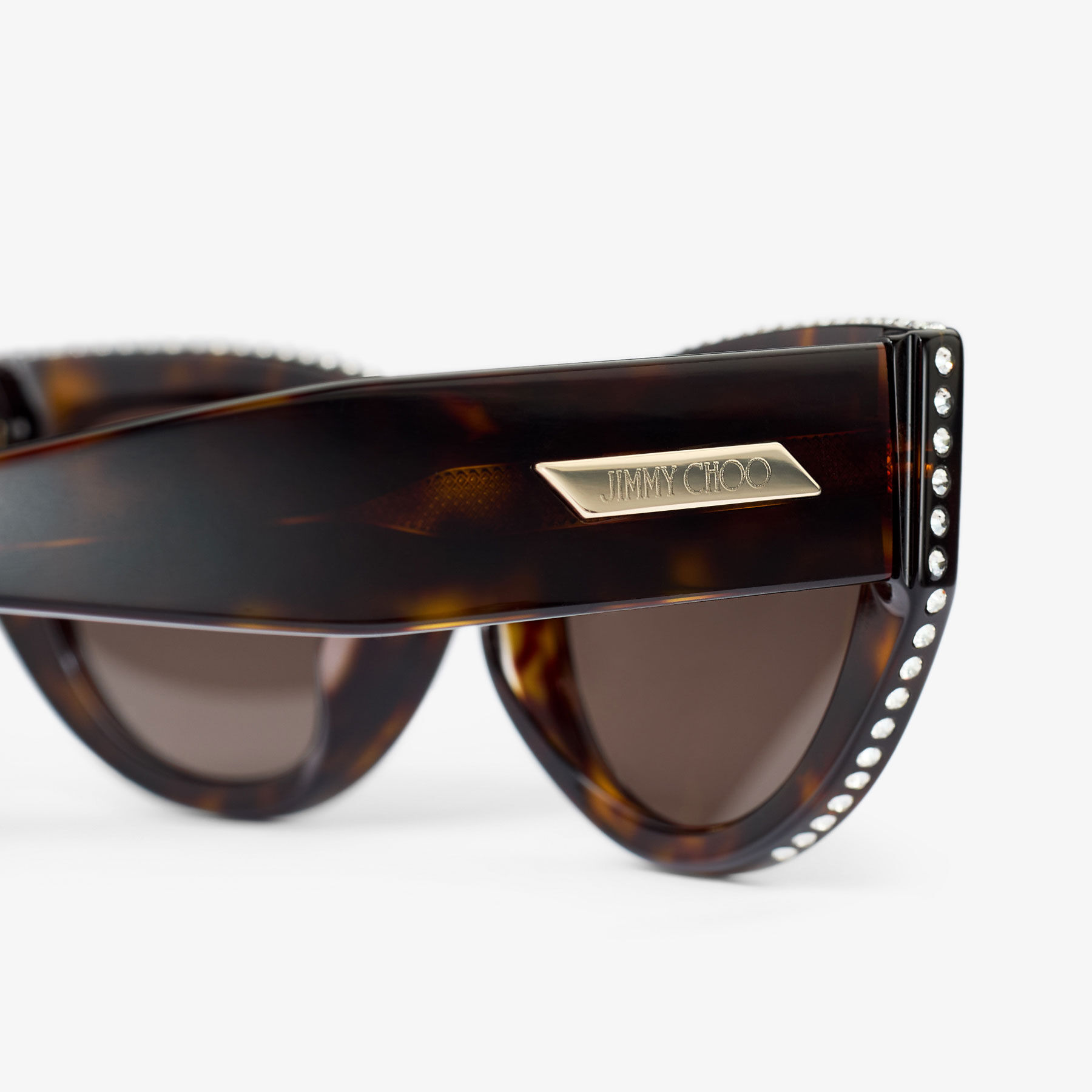 JIMMY CHOO Selby 57MM Cat Eye Sunglasses in HAVANA NEW Buy Jimmy Choo Sunglasses SELBY/G/S FWM/NQ 57 | GEM  main image 2