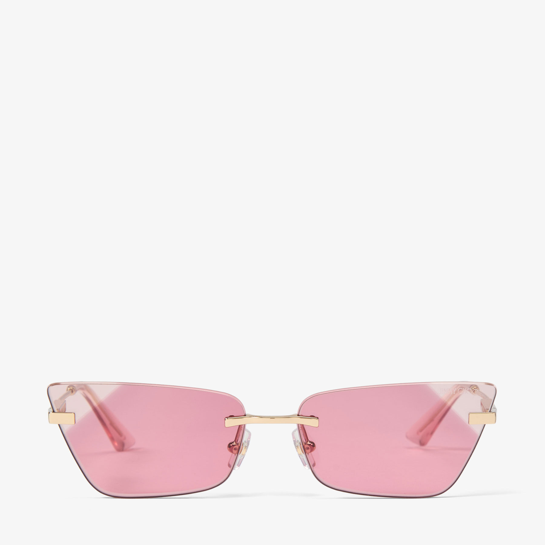 Soraya | Pale Gold Cat Eye Sunglassess | Jimmy Choo