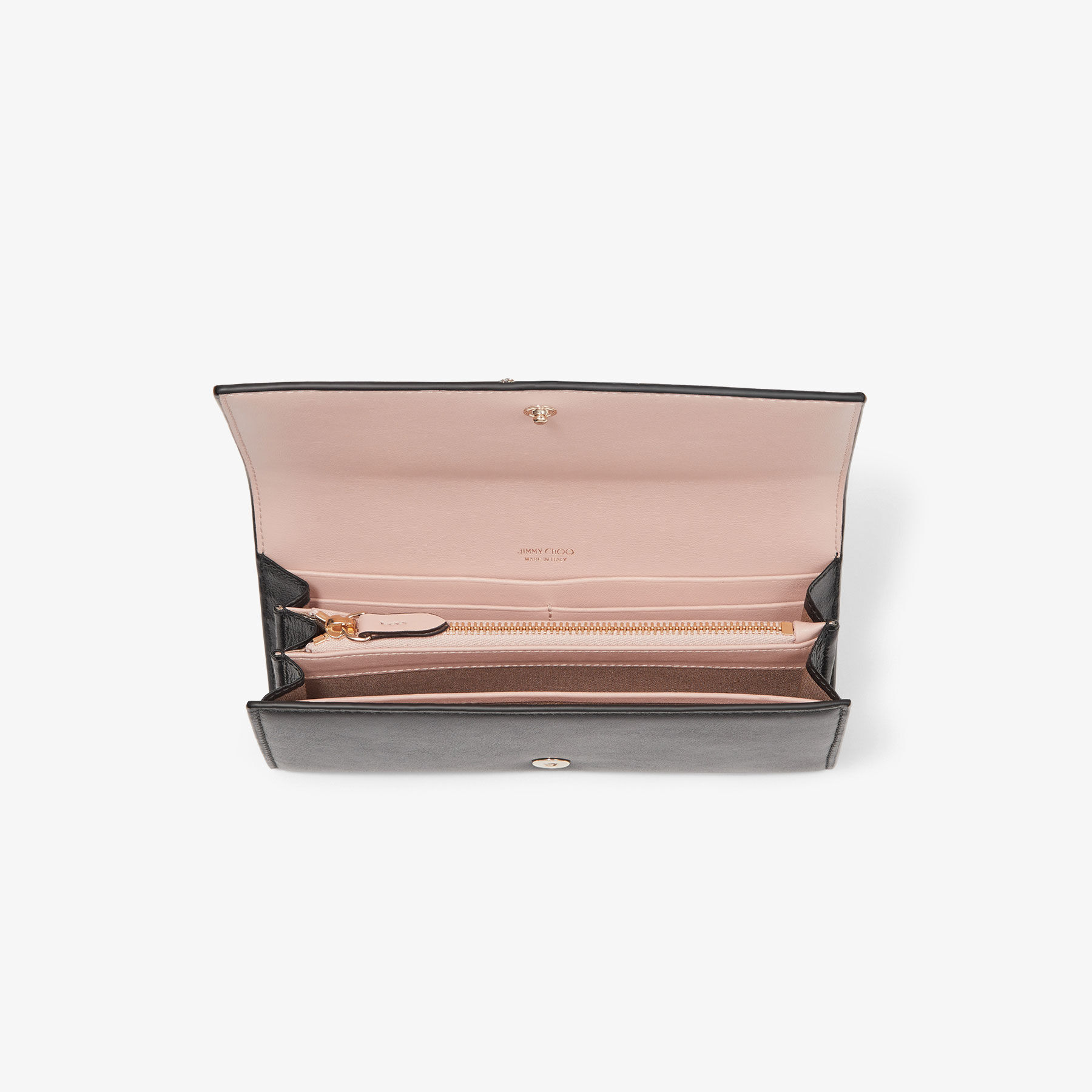 JIMMY CHOO マルティナ Black/Macaron レザー・ウォレット MARTINAKHY_013982_INNER_vg395.jpg