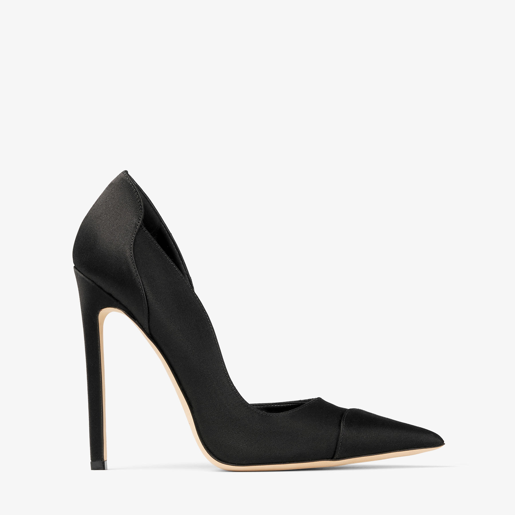 ルブタン ピガールプラトー120 黒エナメルとJIMMY CHOO BRIGITTE120SAT_010003_SIDE_vg8