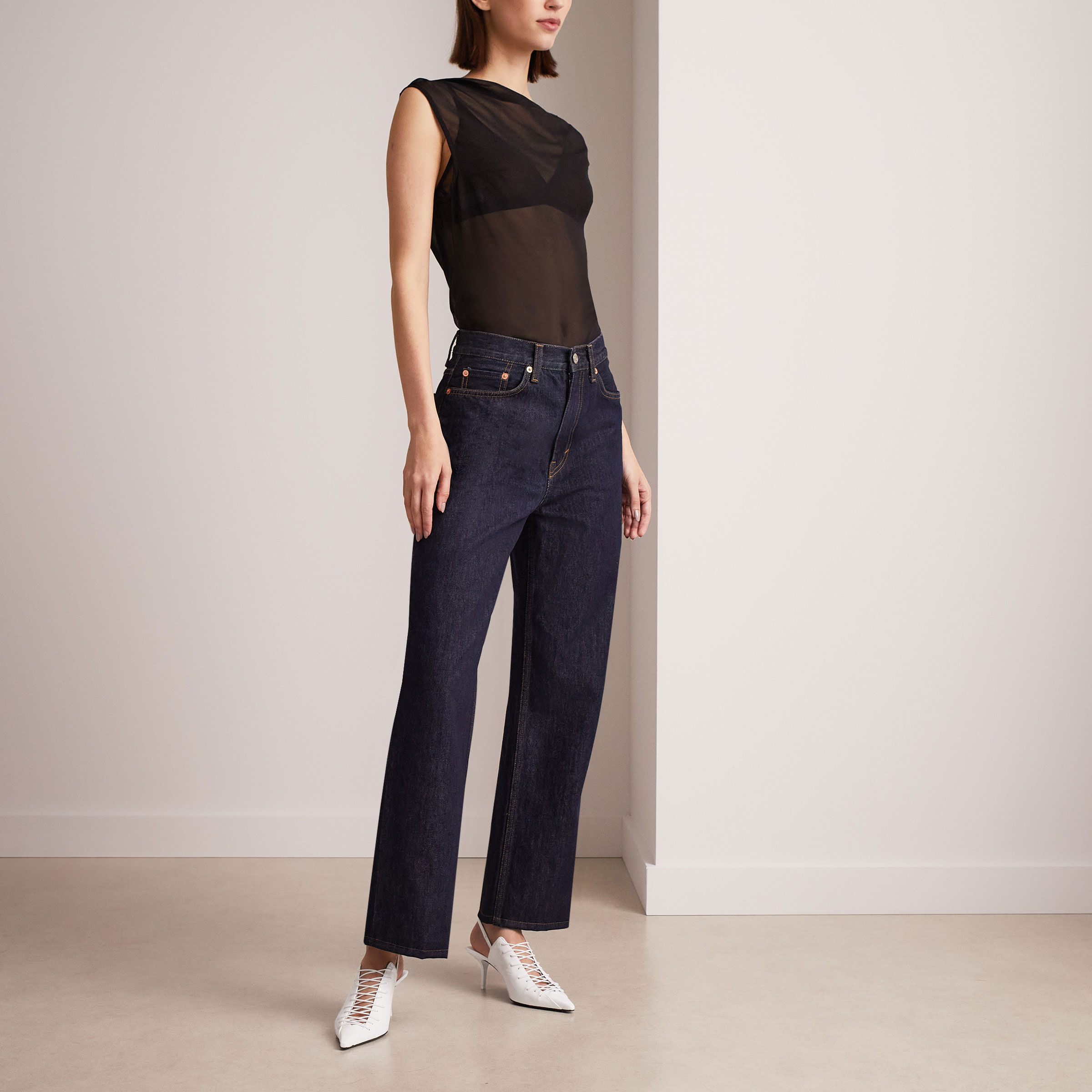 JIMMY CHOO  JEAN PAUL GAULTIER CORSET CORSET SB | Opitcal White Patent  Fabric Sling Back Pumps with Laces | JIMMY CHOO NZ  JEAN PAUL GAULTIER