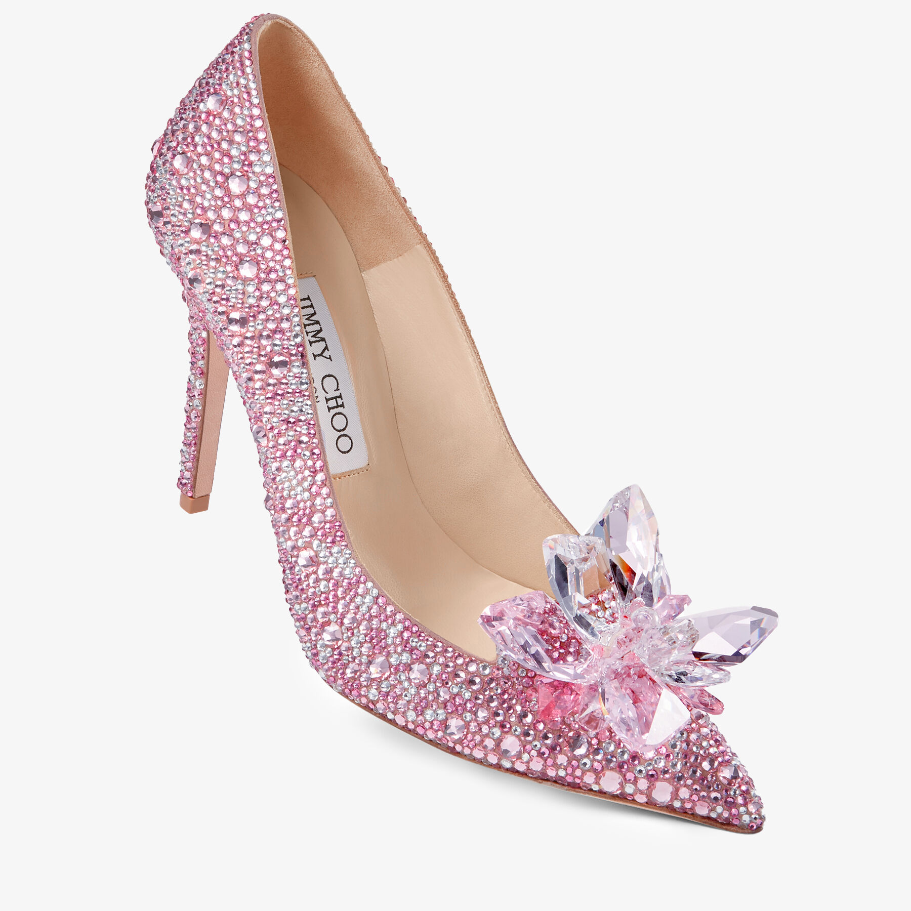 Crystal Covered Rose Mix Pointy Toe Pump | AVRIL | Pre Fall 19