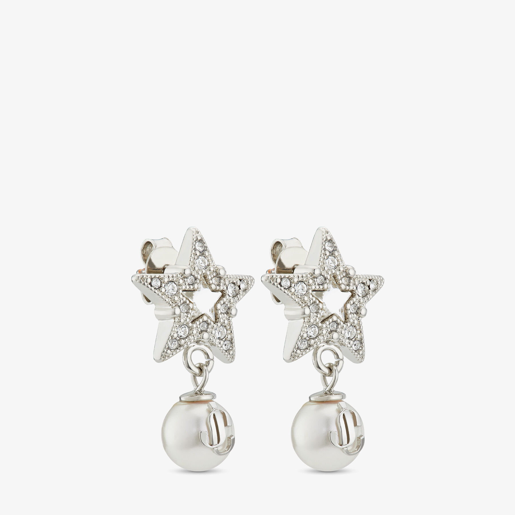 Crystal top stone earrings