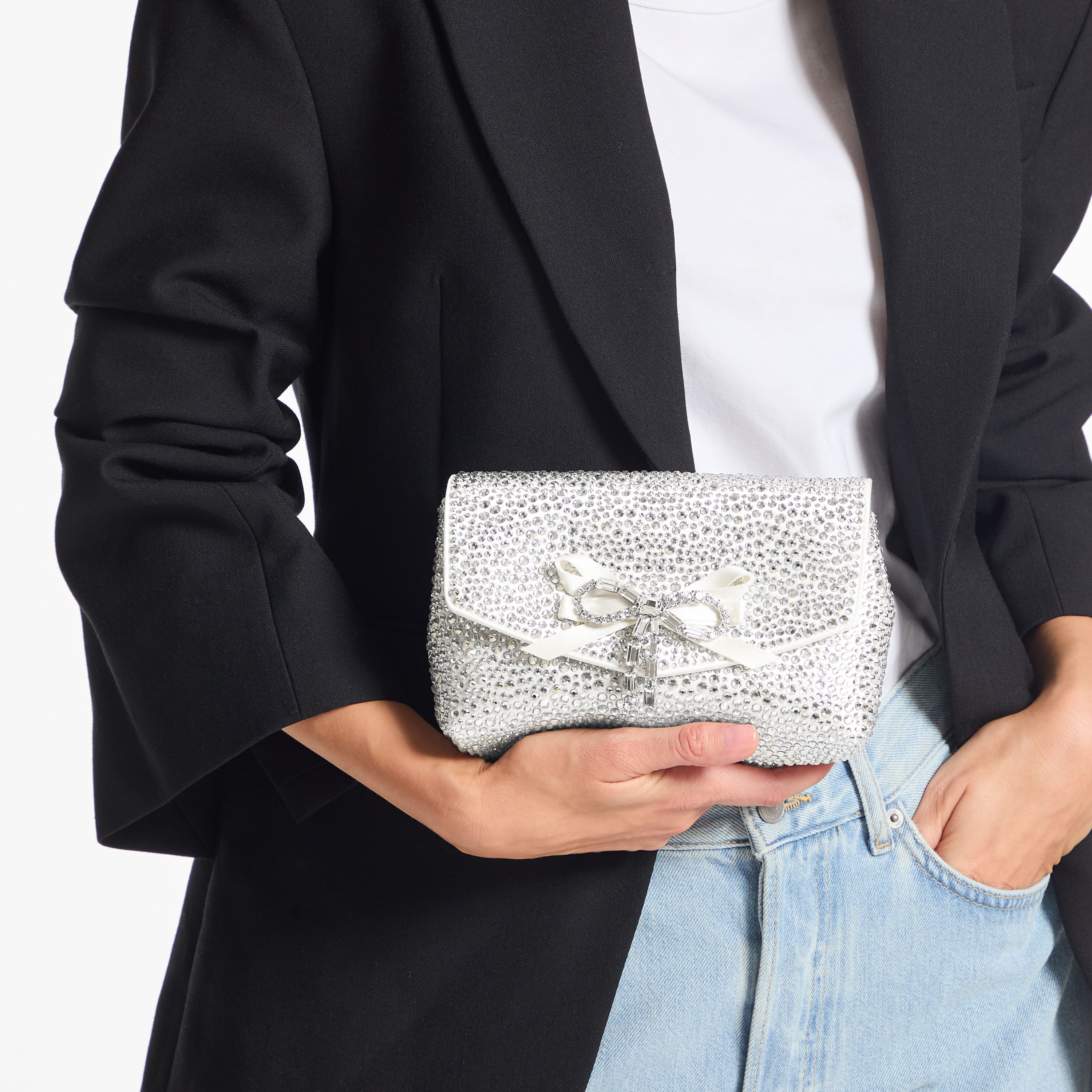 JIMMY CHOO mini Marli-M ミニマ-リ M ショルダーバッグ Women's Crystal Mini Bags | Jimmy Choo UK
