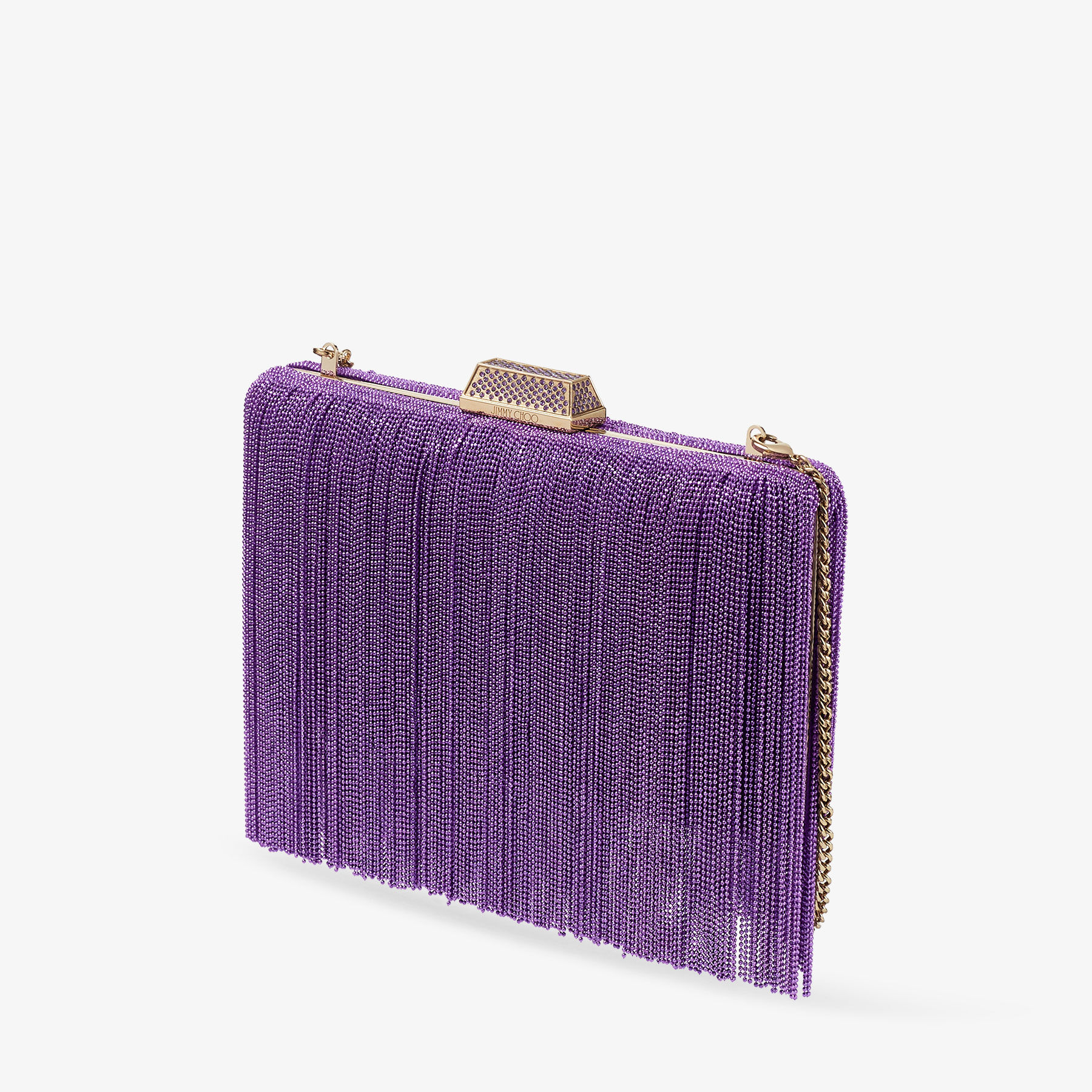 Cadbury purple clutch bag top