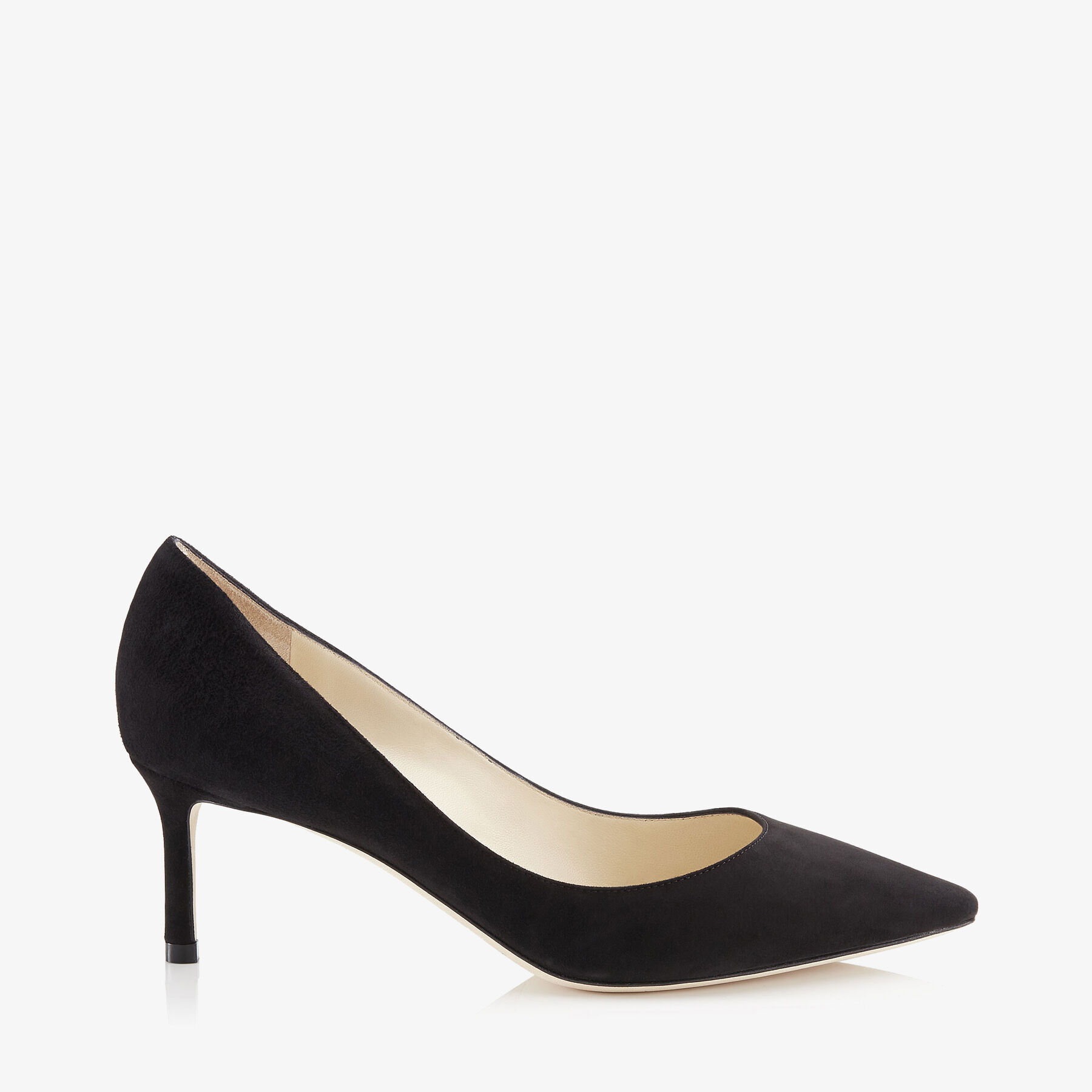 靴 JIMMY CHOO ROMY 60 SUE BLACK 36.5 Black Kid Leather Pointy Toe Pumps | Romy 60 | Pre Fall 16
