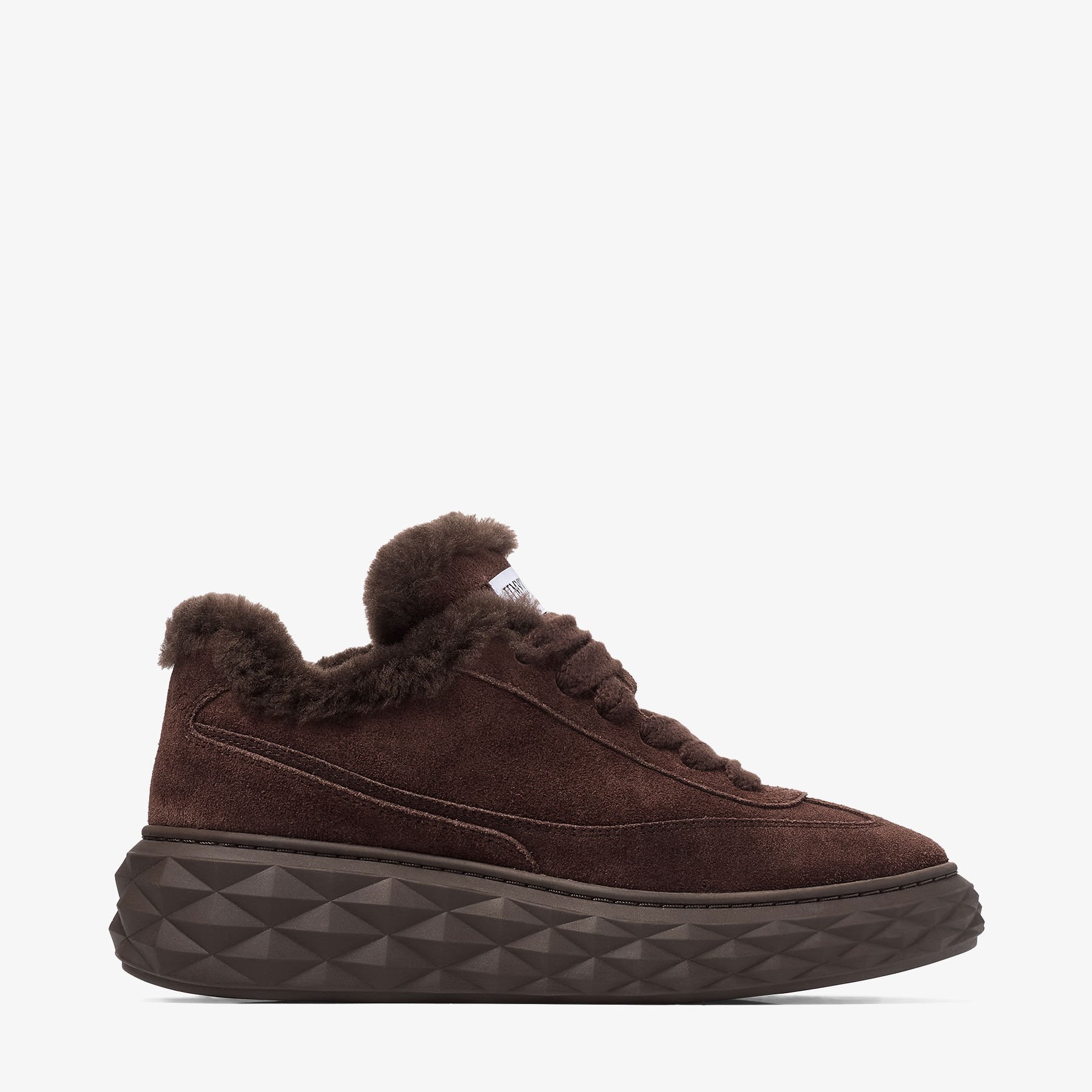JIMMY CHOO ビジュー付きベージュファー モカシン MARLOW MOCCASIN | ブラックボックスカーフレザー・モカシン