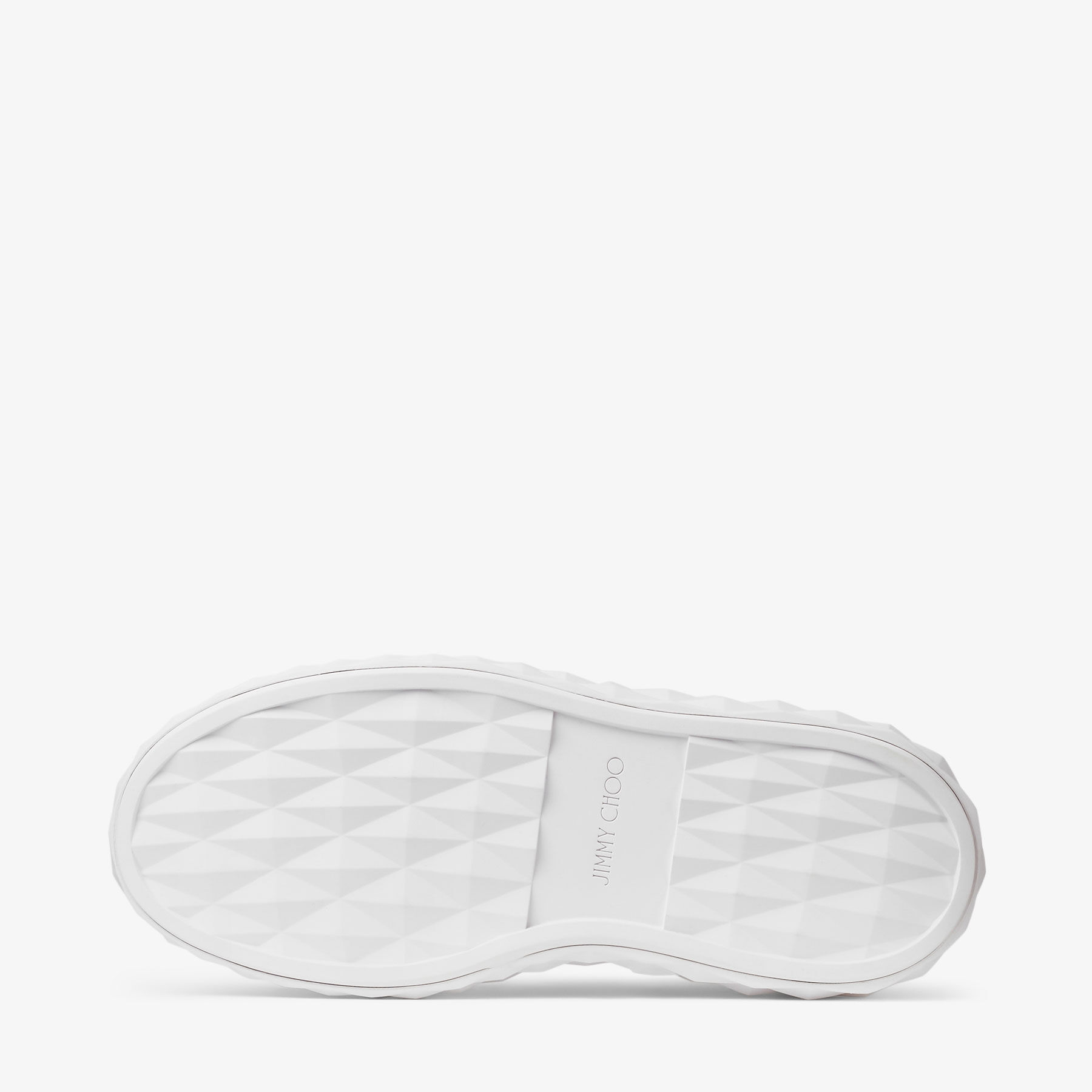 Diamond Maxi/Crystal|Pink Nappa Leather Trainer| JIMMY CHOO