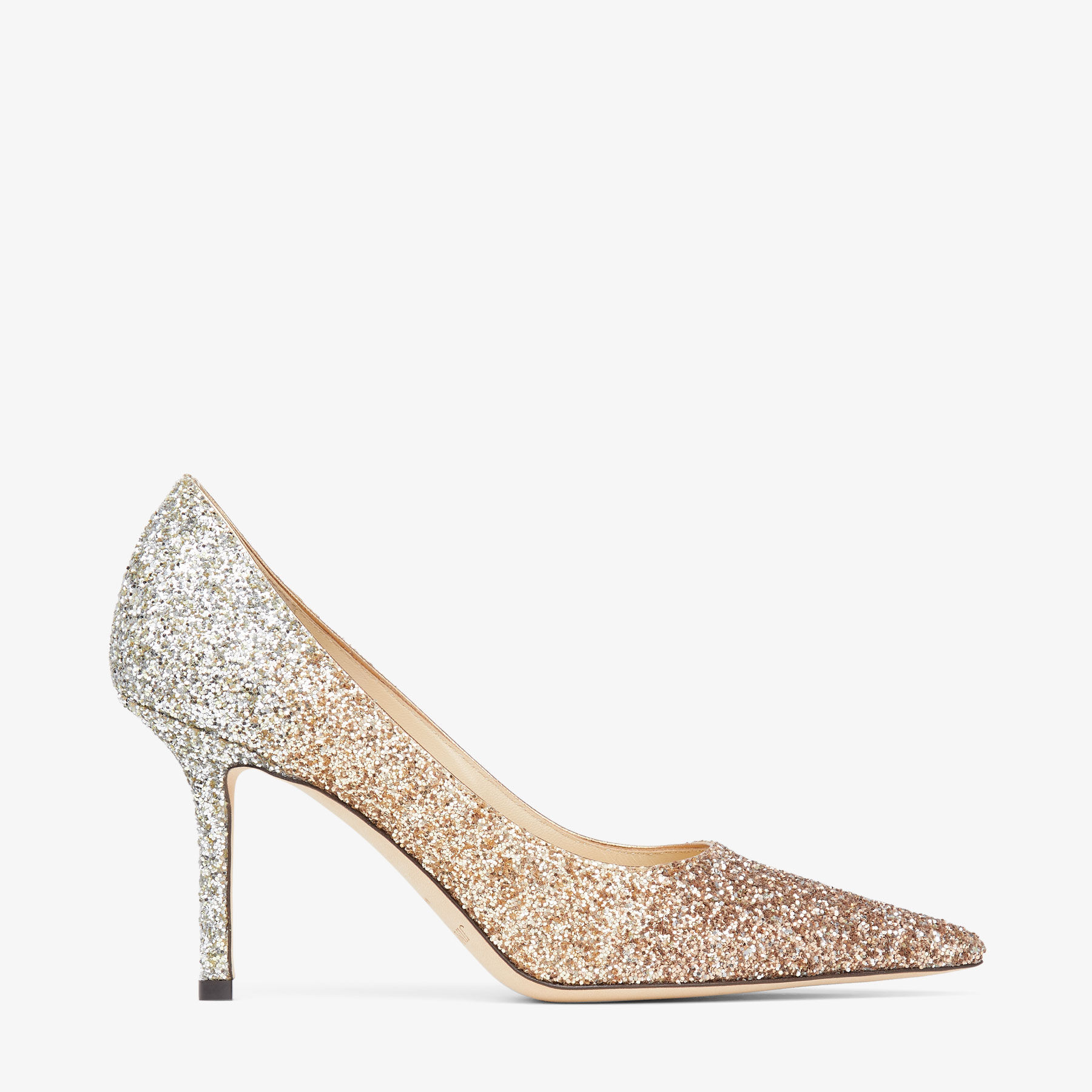 Rose gold jimmy choo trainers store