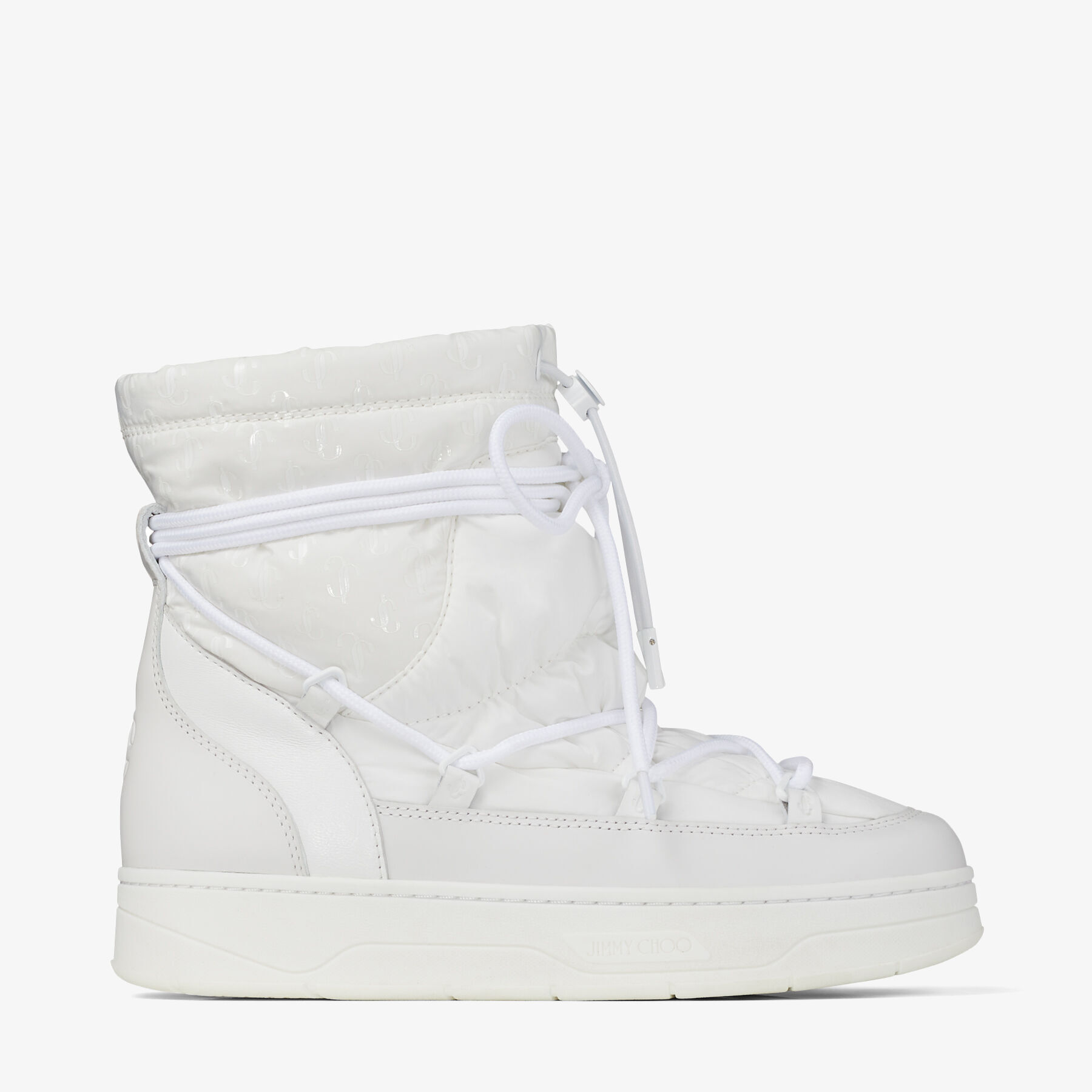 White JC Nylon and Leather Ski Boots | WANAKA - Jimmy Choo White JC Nylon and Leather Ski Boots | WANAKA - Jimmy Choo