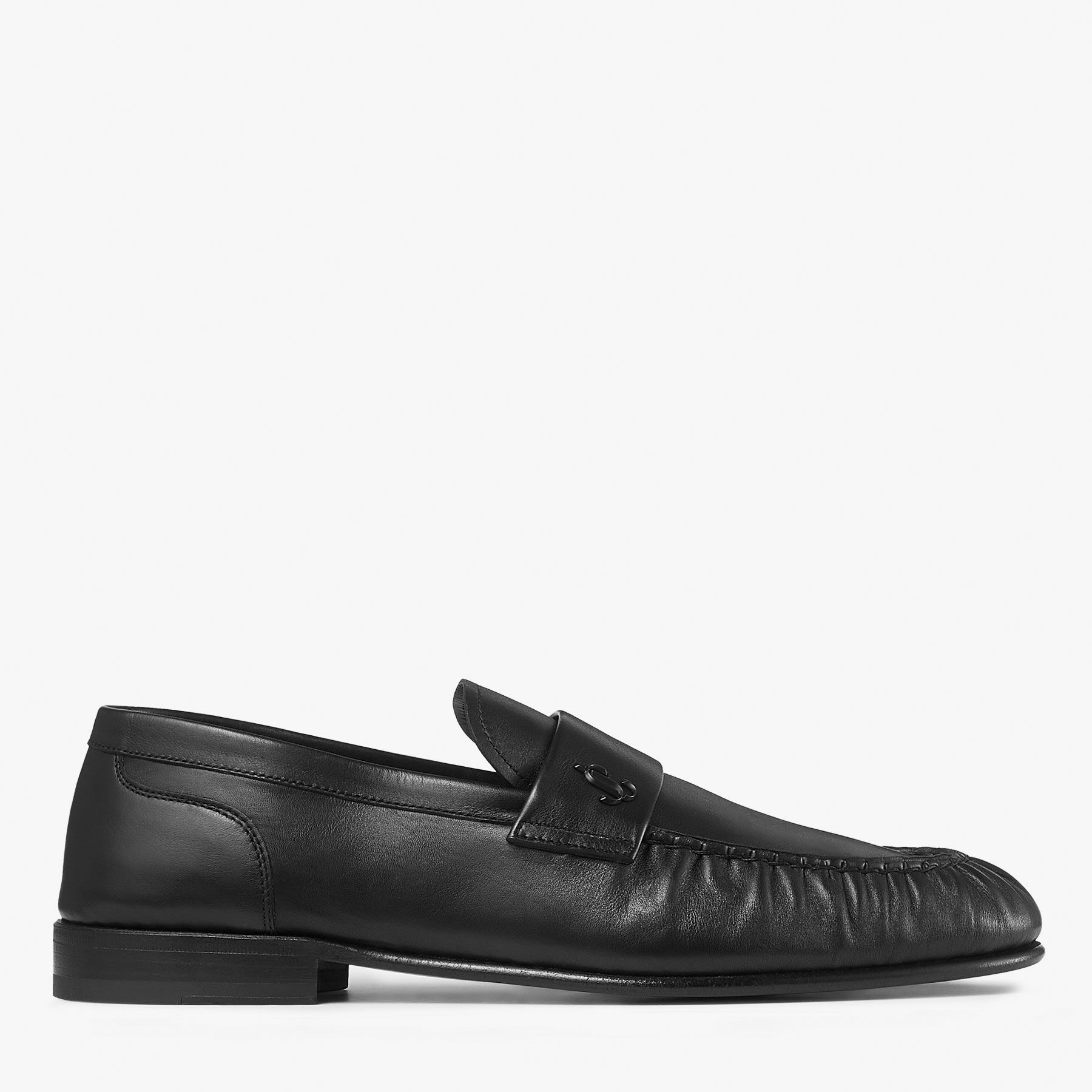 Ellis Loafer M |Black Leather Loafer | JIMMY CHOO CA