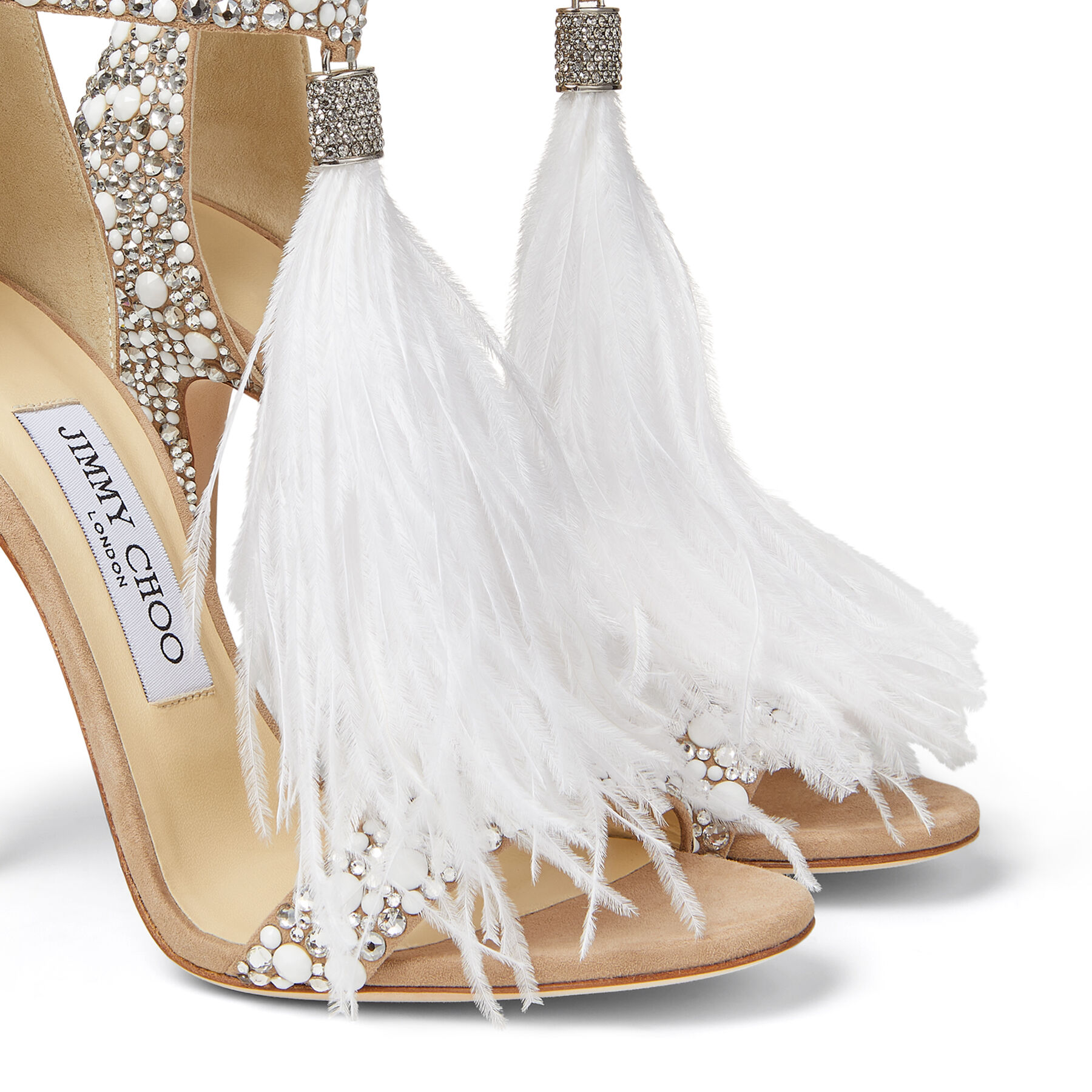 Jimmy choo heels feather Clearance