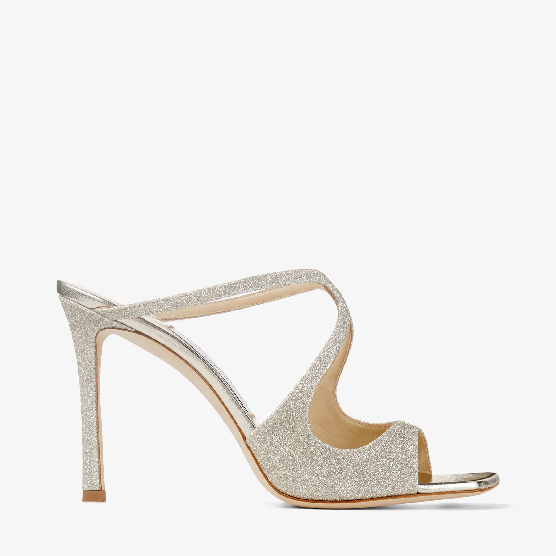 Platinum Ice Dusty Glitter Mules | ANISE 95 | Winter 2021