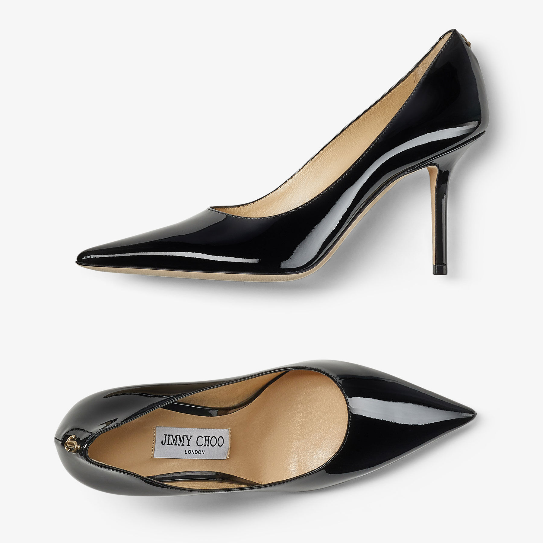 Jimmy choo black patent pumps online