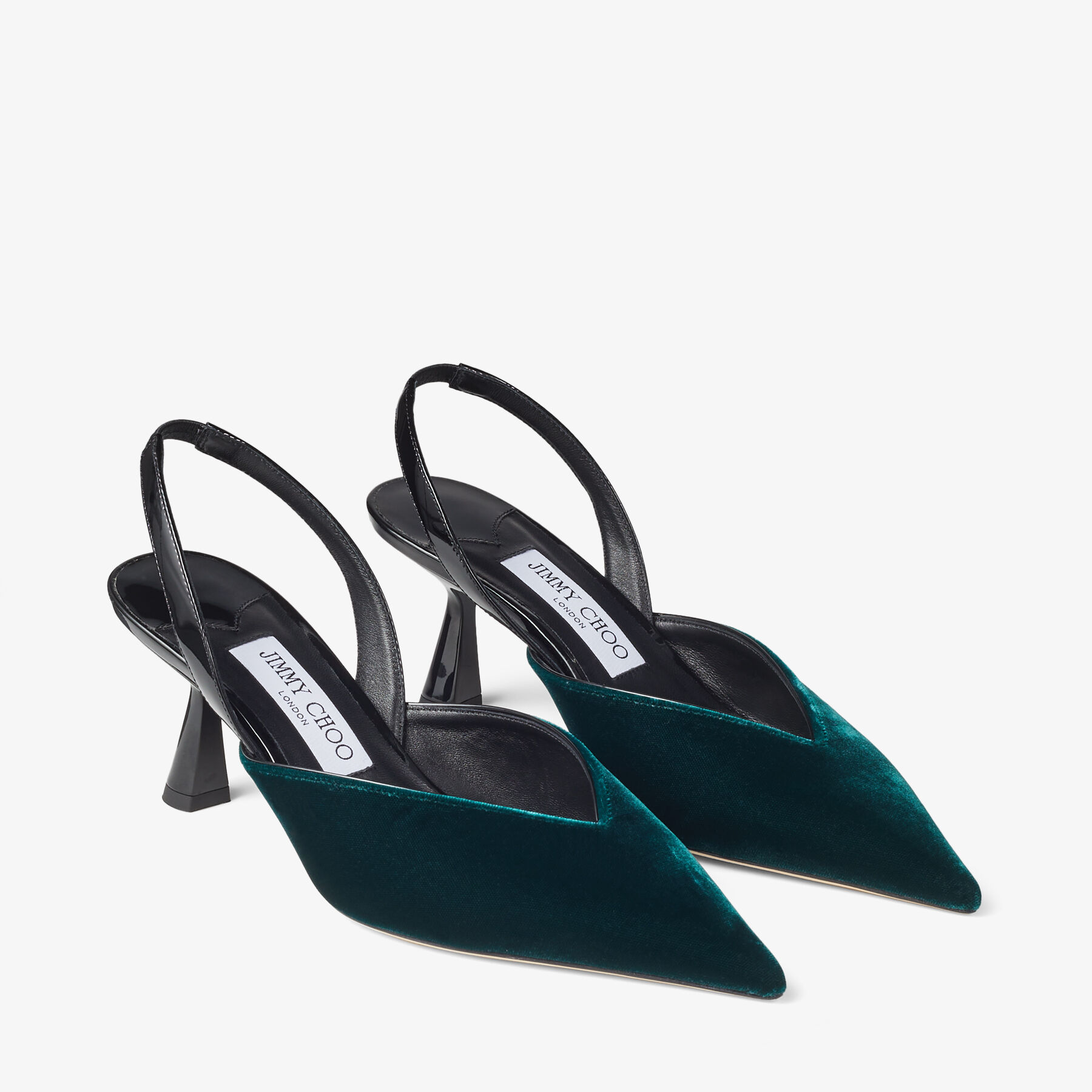 Jimmy choo green best sale pumps
