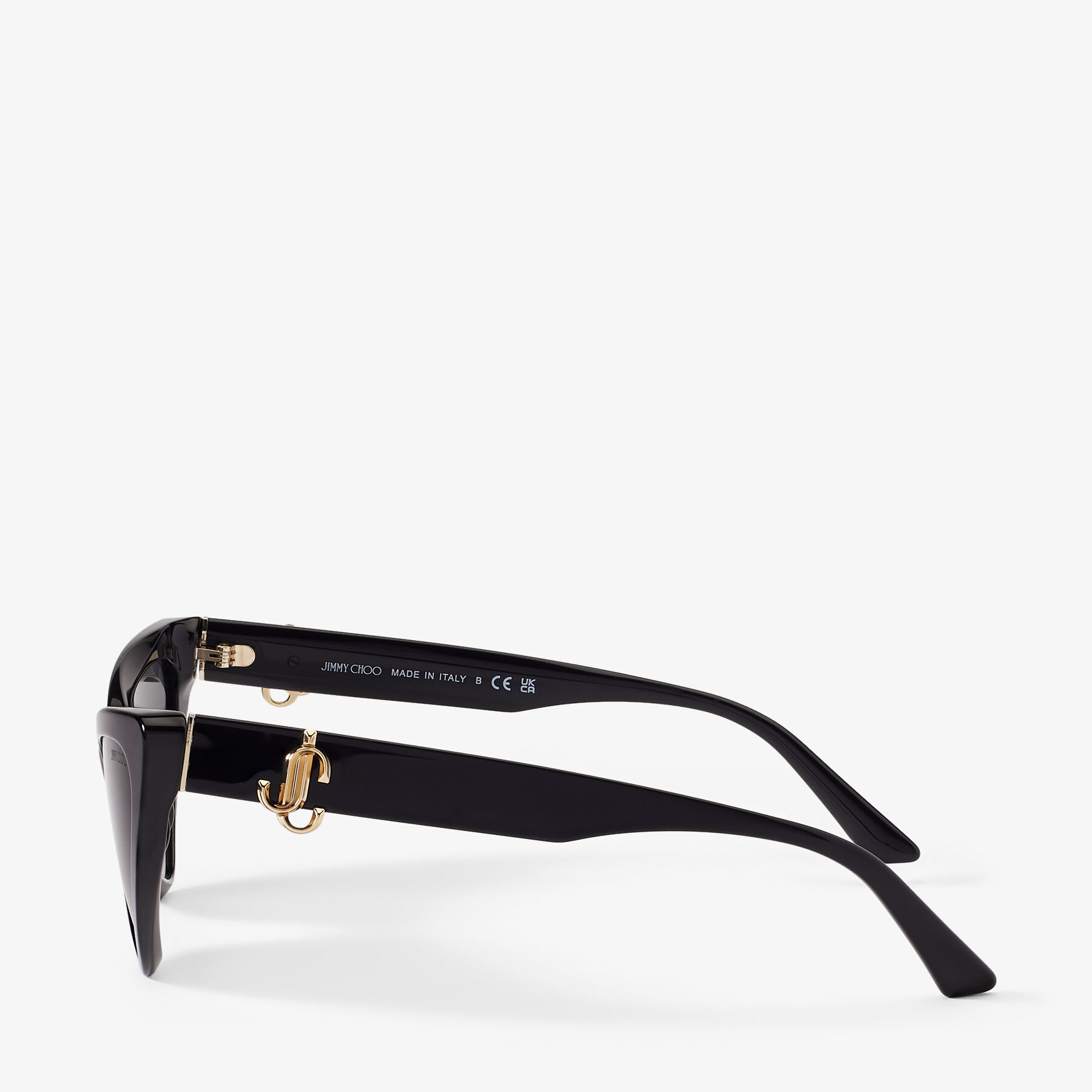 Sol | Black Cat Eye Sunglasses | JIMMY CHOO CA