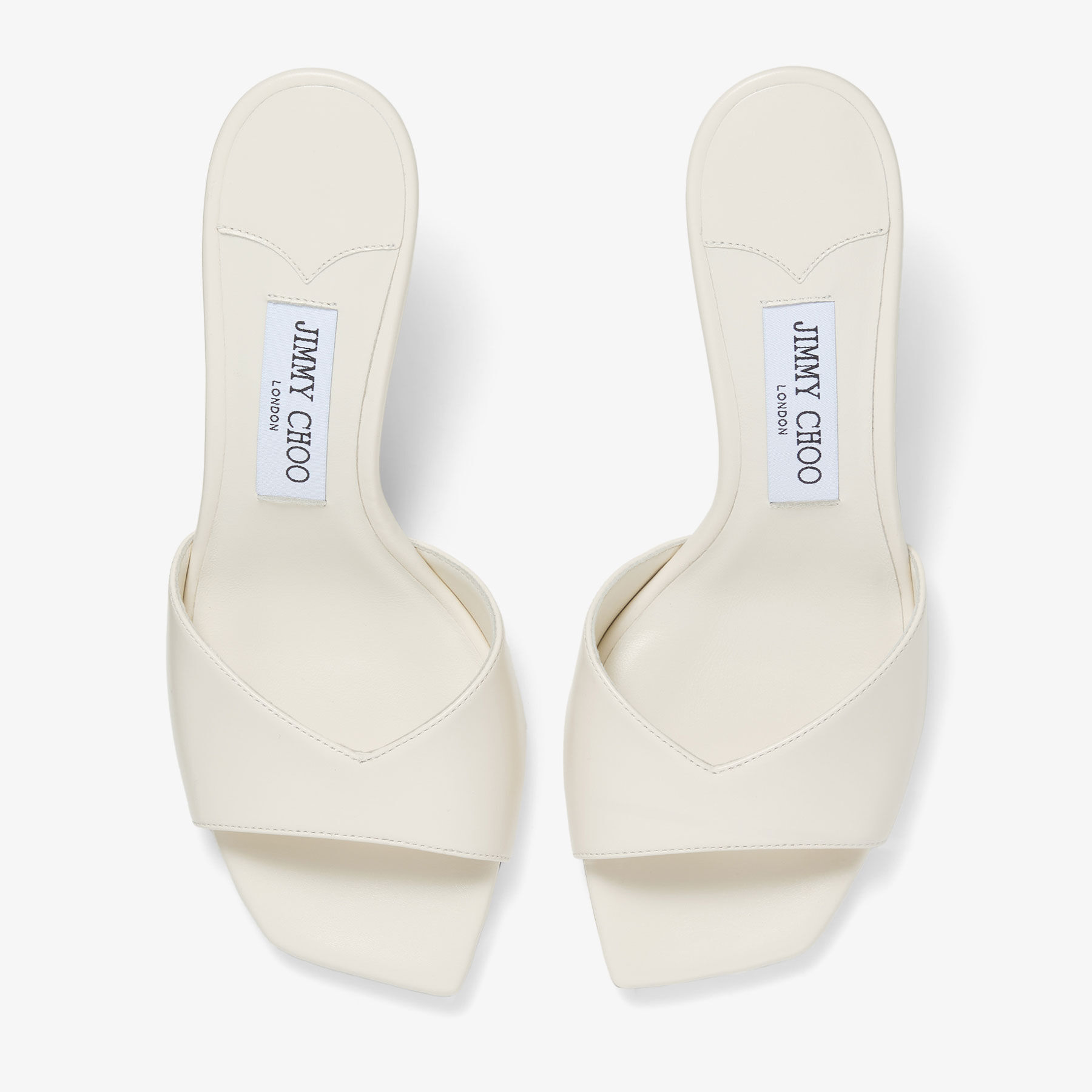 【Skyee】 Skye 70 | Latte Leather Sandals | JIMMY CHOO