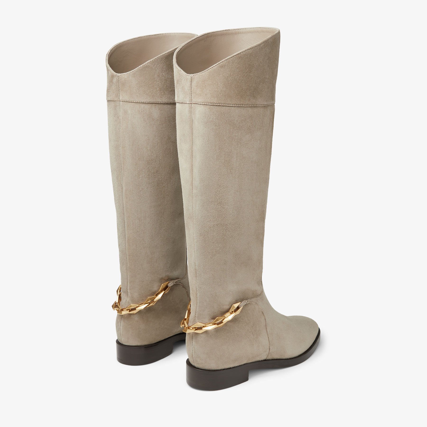 Flat pointed knee high boots deals