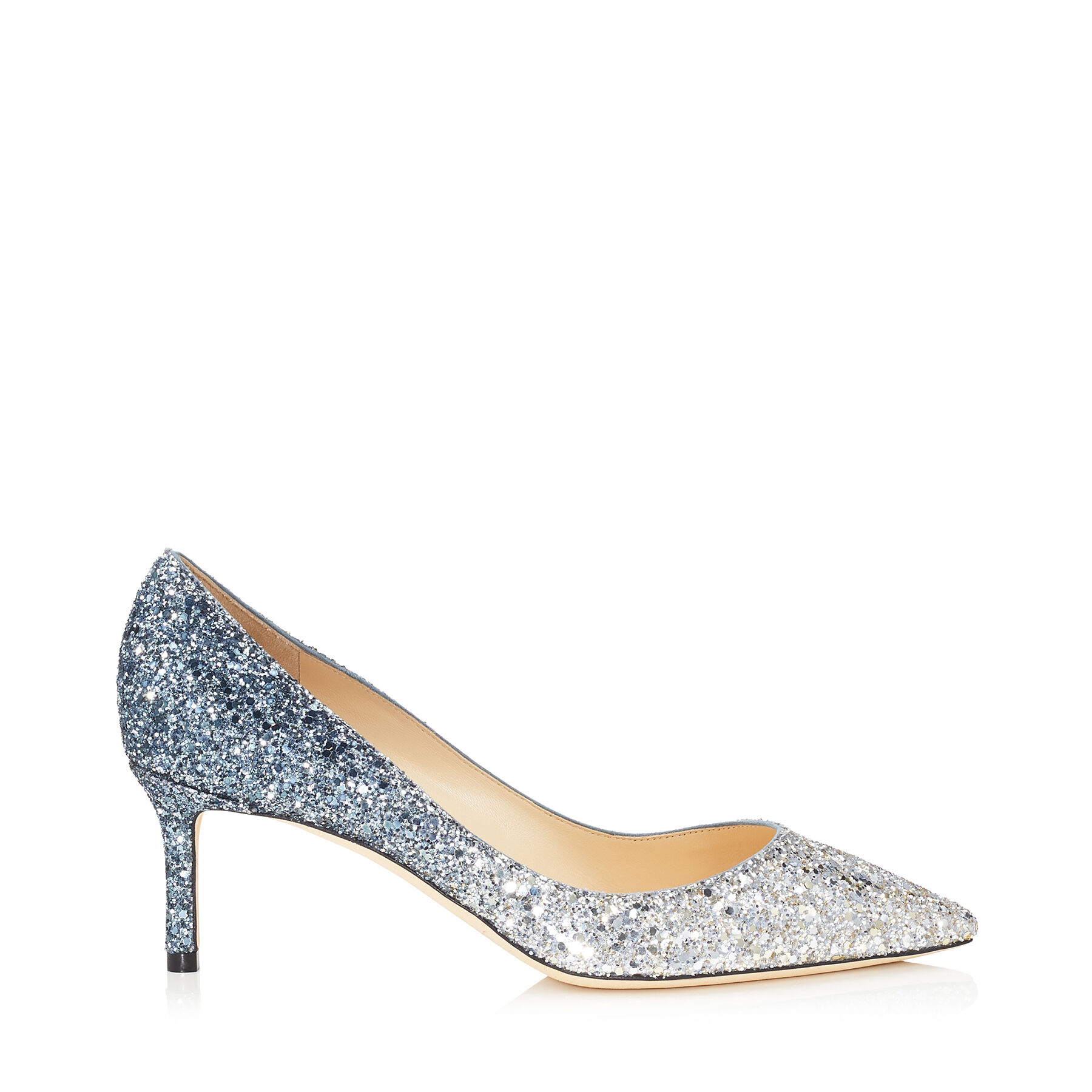 silver jimmy choos