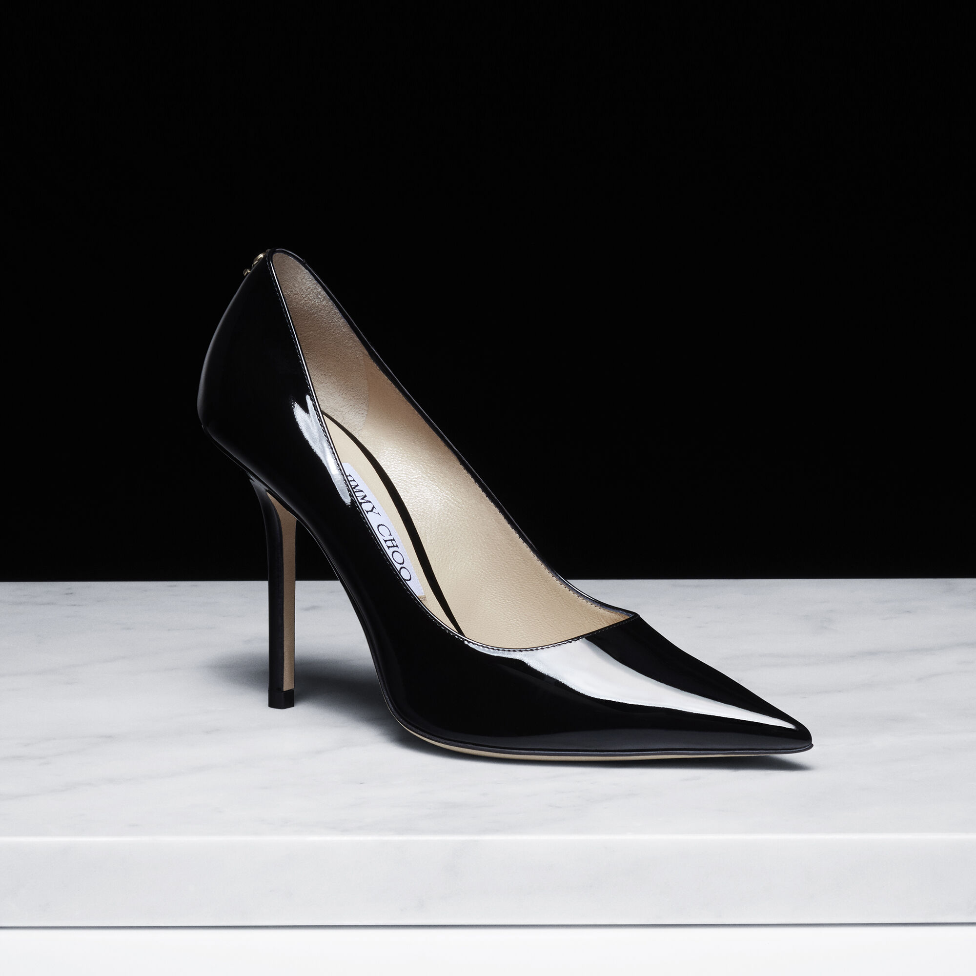 Gold patent cheap leather shoes