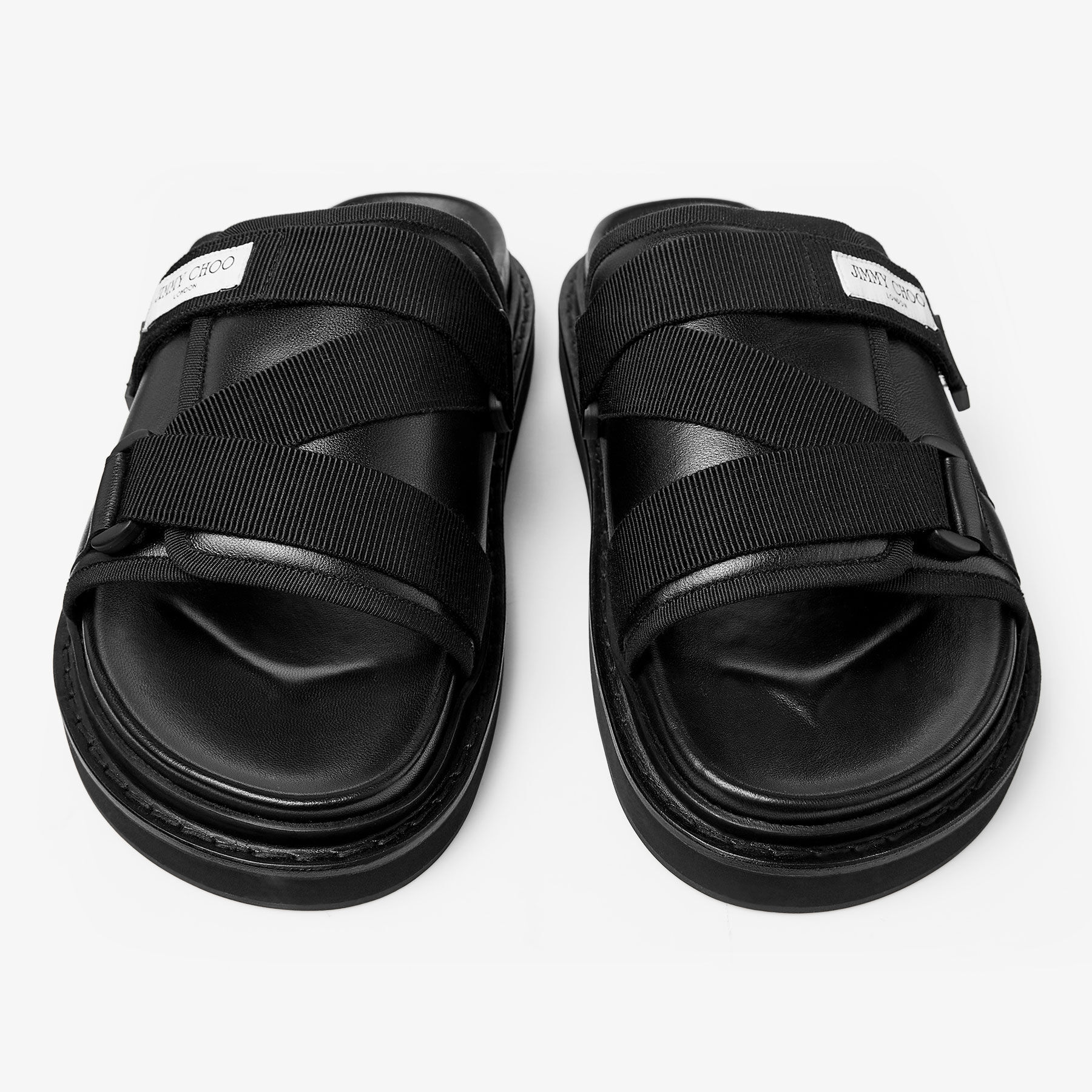 Jimmy Choo Leather Slippers Sliders Jimmy Choo  main image 3