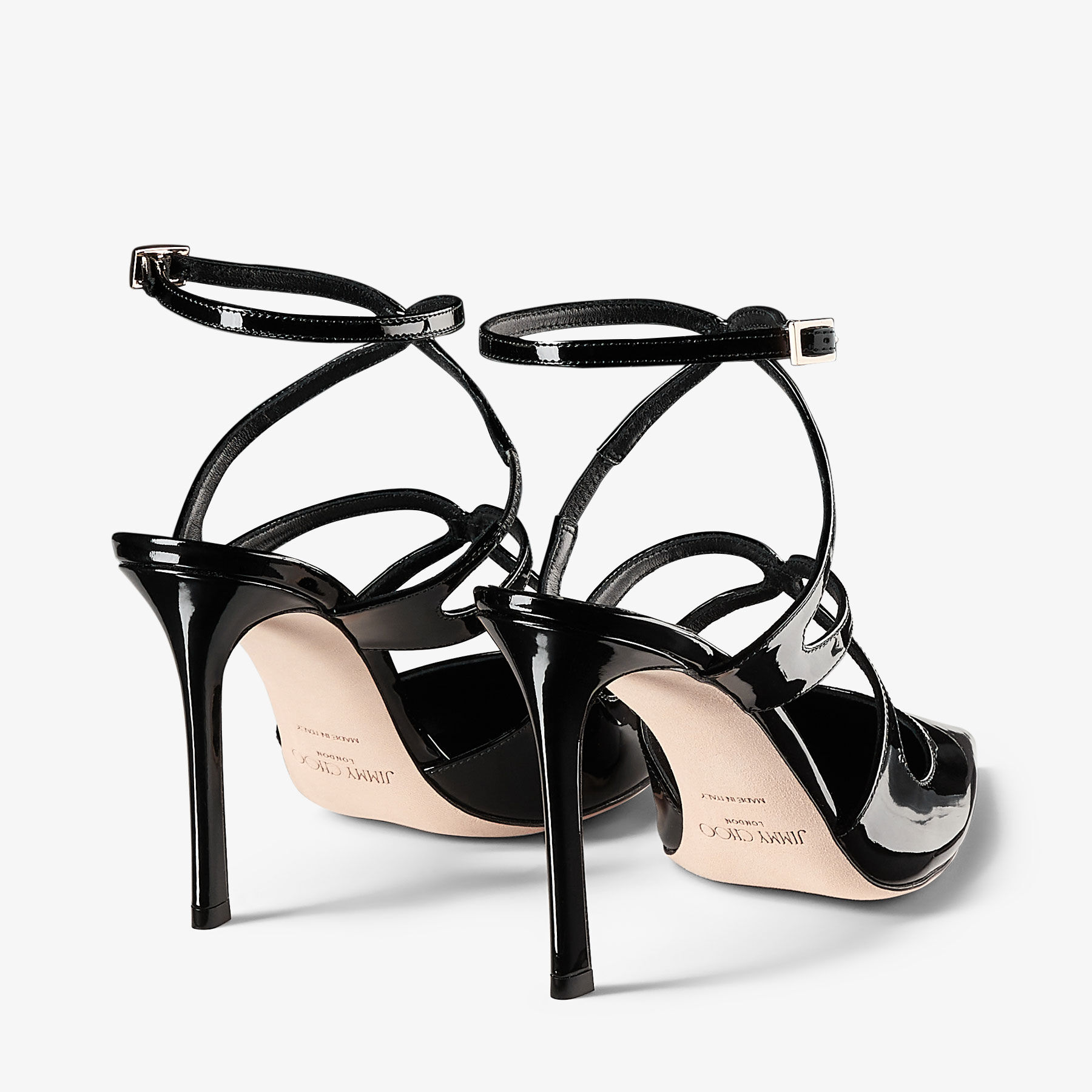 AZIA PUMP 95 Black Patent Leather Pumps Autumn Collection