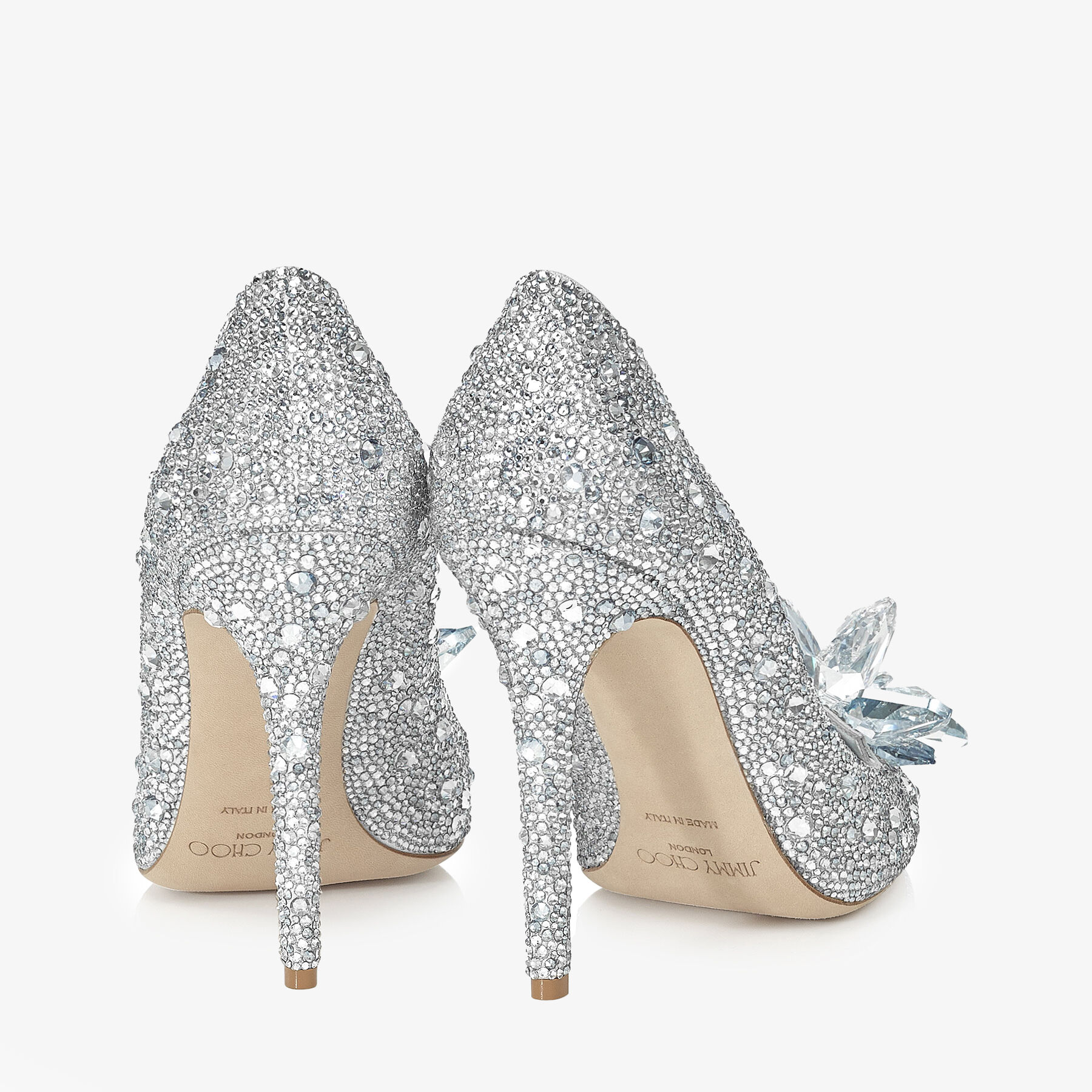 未使用】Jimmy Choo AVRIL クリスタルクラスター付き（38