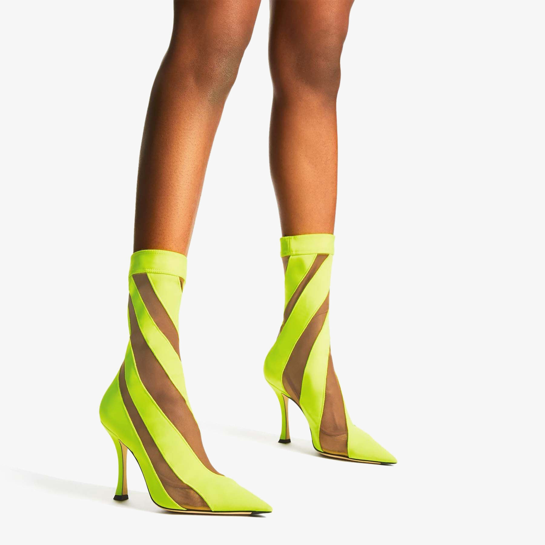Neon yellow sock boots deals
