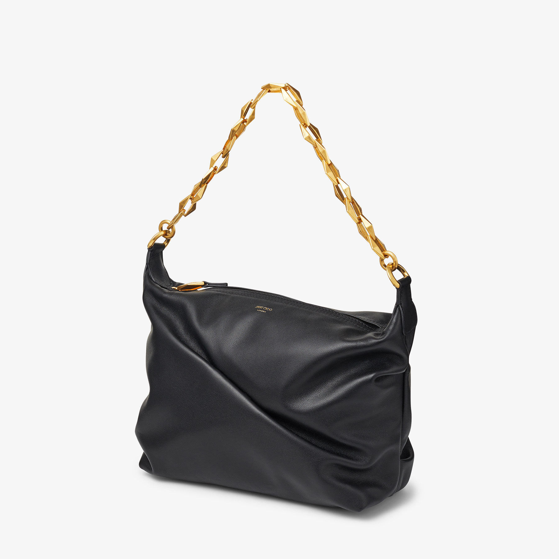 Hobo flourish discount leather shoulder bag