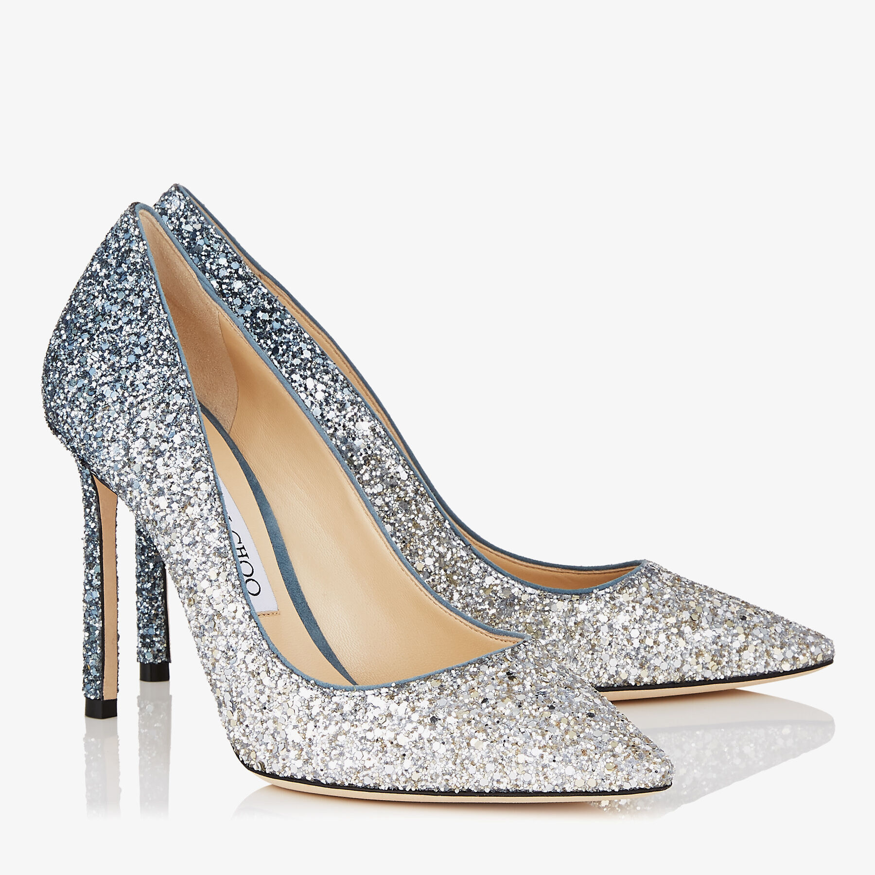 Jimmy choo sales silver heels