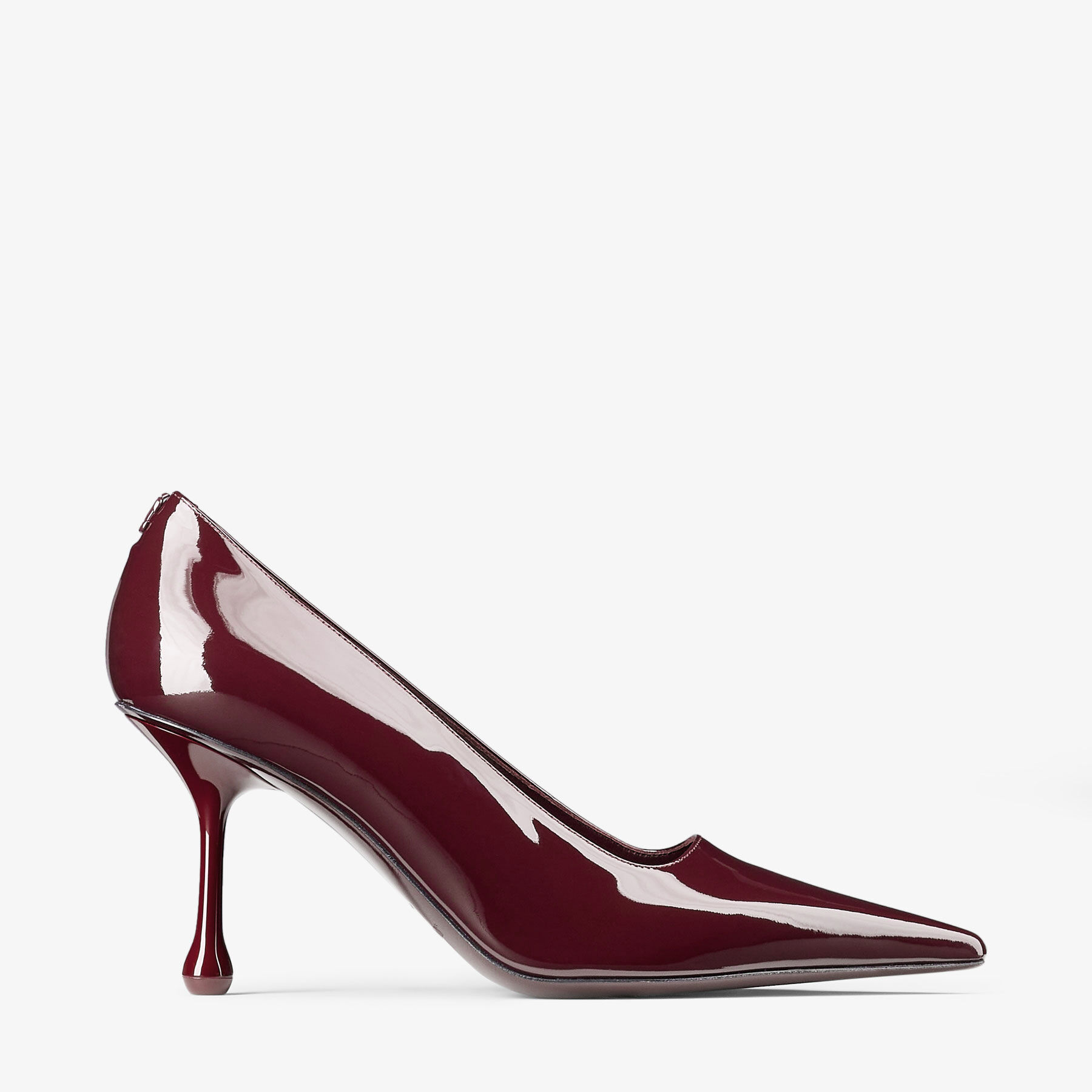 Ixia 80 | Garnet Patent Leather Pumps | JIMMY CHOO