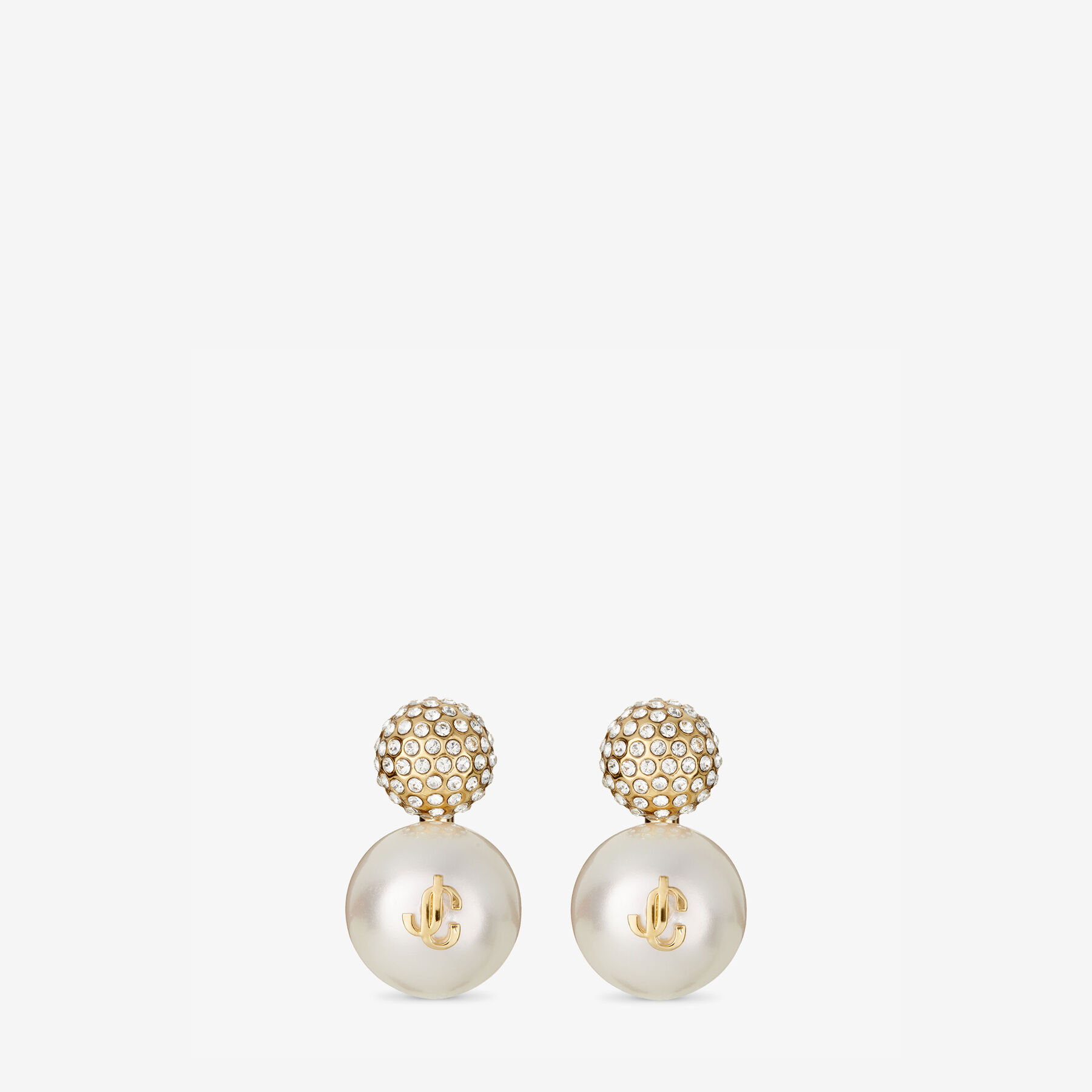 アクセサリー JIMMY CHOO Diamond Chain Earring A258019 Gold-Finish Diamond Chain Earrings | Diamond | Jewellery