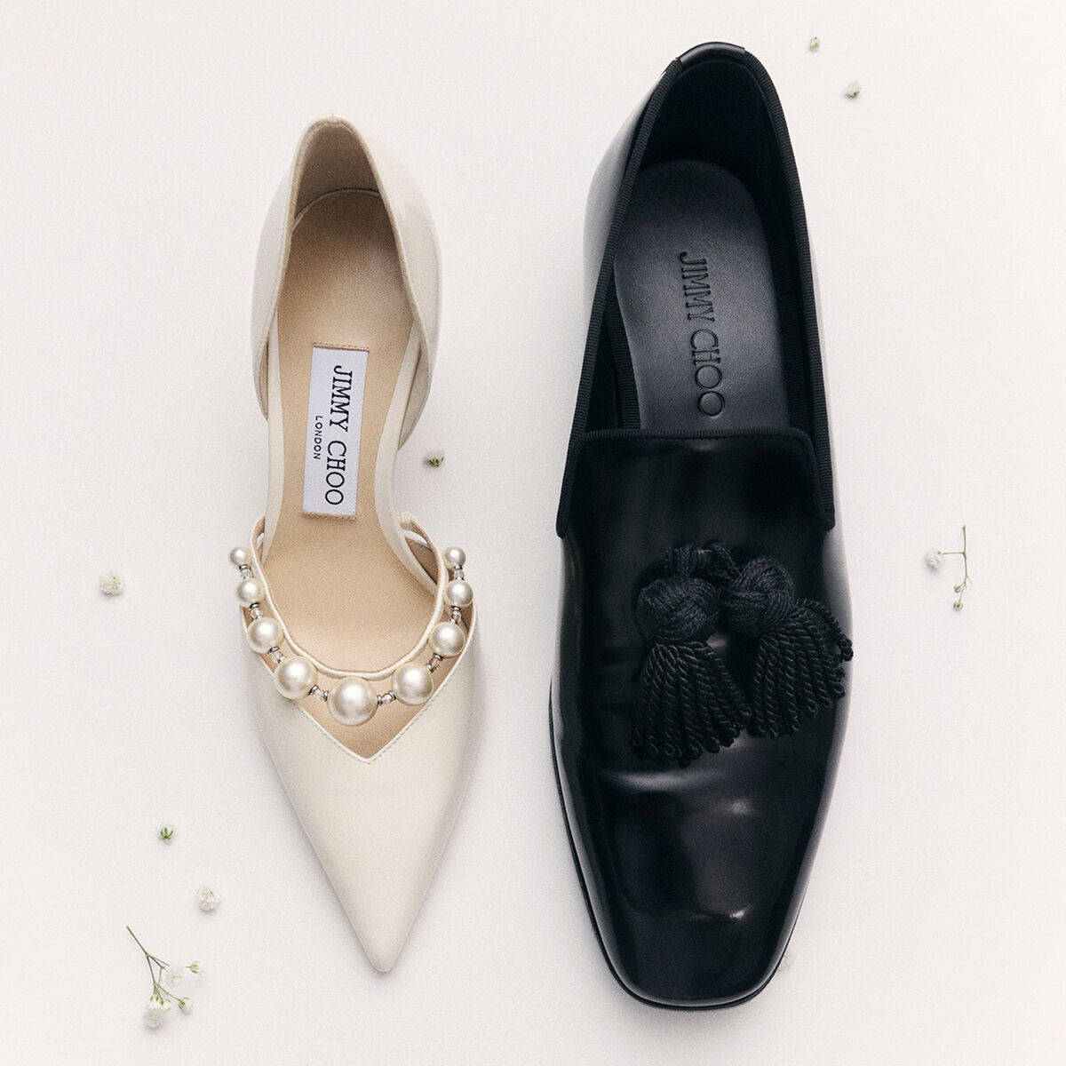Aurelie 65 patent leather pumps in white - Jimmy Choo | Mytheresa