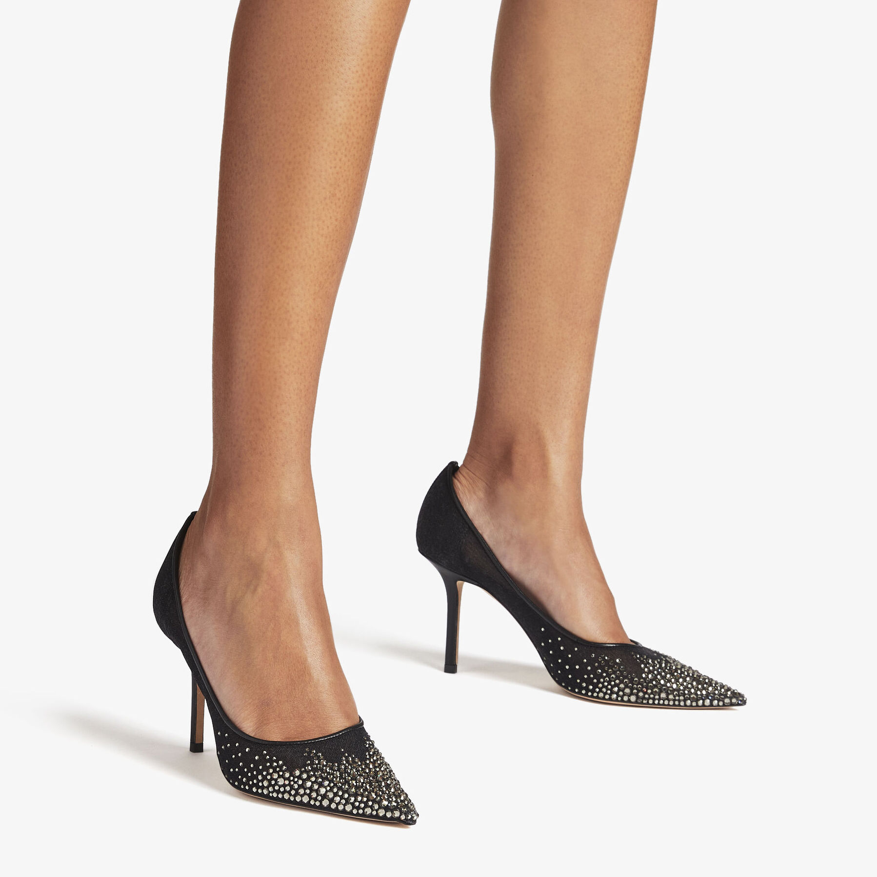 JIMMY CHOO Tegan 85 Striped Pumps 37 Blue Red 1039006 | FASHIONPHILE