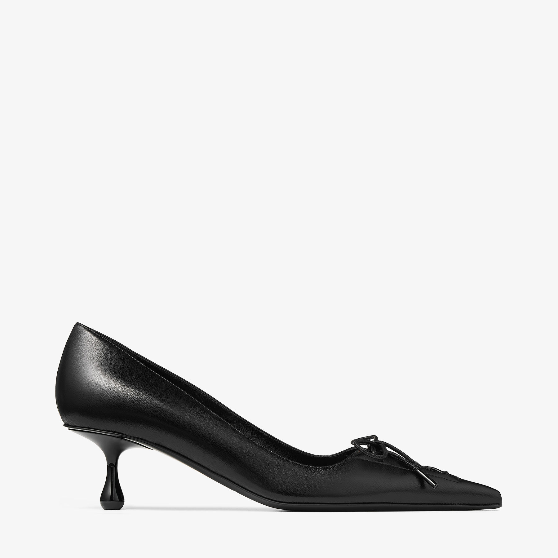 【JIMMYCHOO】 black leather pumps （関税送料込） LOVE100PWJ_010003_ANGLEPAIR_vg