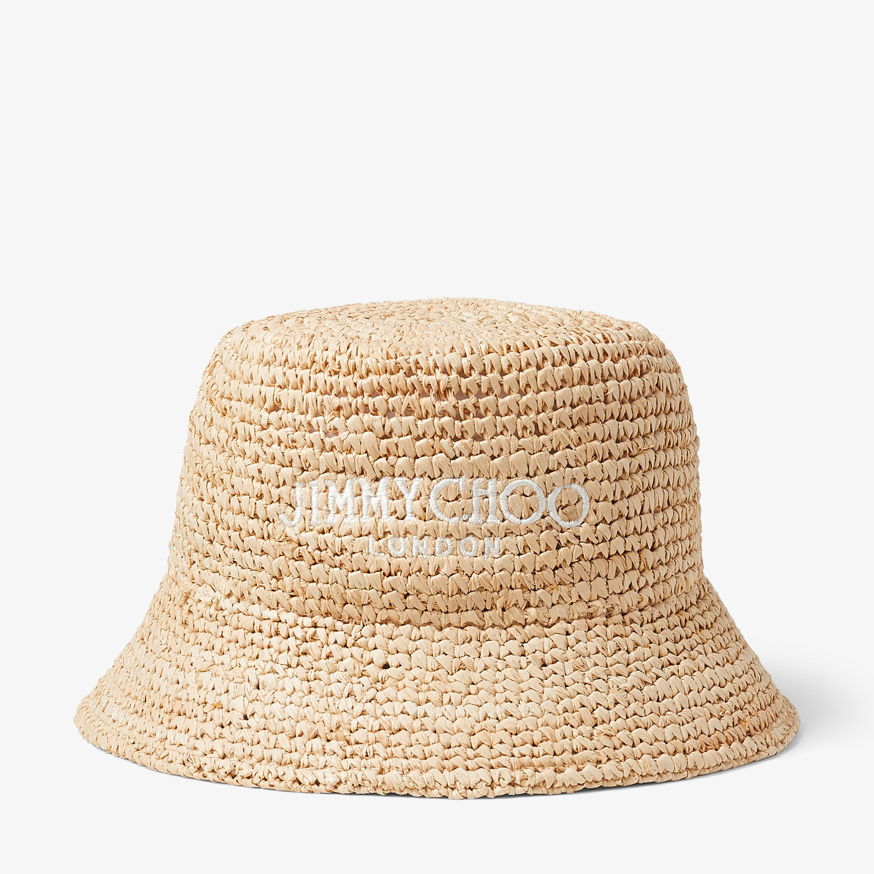 JIMMY CHOO アテナ 刺繍入りNatural ラフィア・バケットハット ATENAA842_121794_FRONT_vg326.jpg