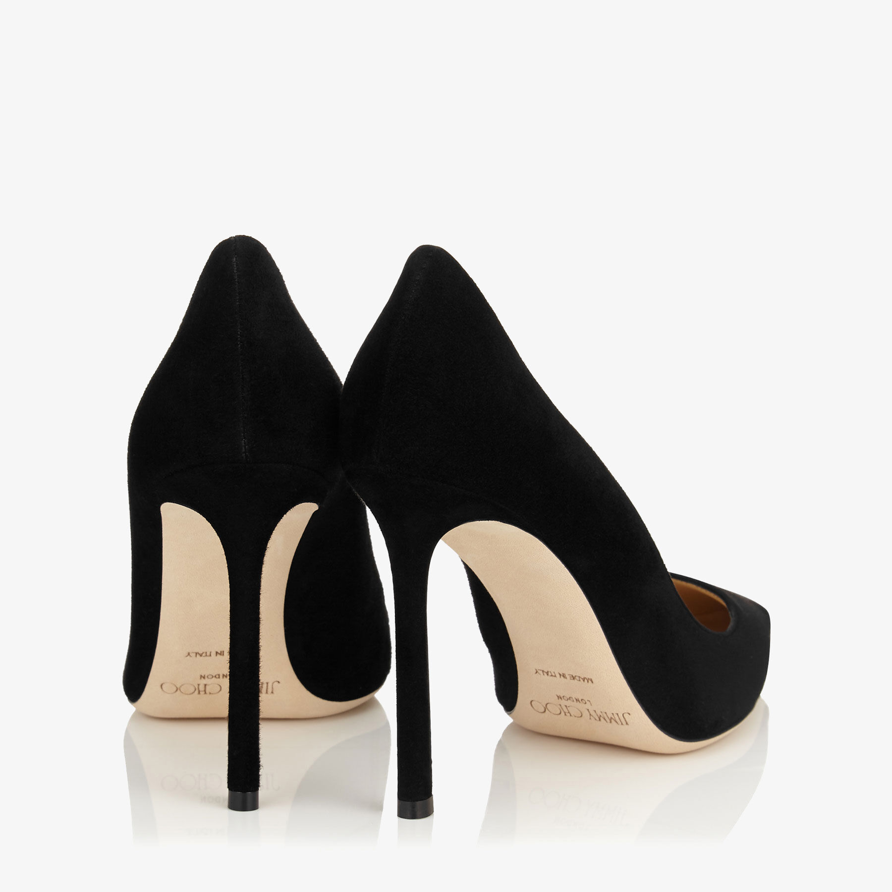 Jimmy choo romy 100 black suede deals