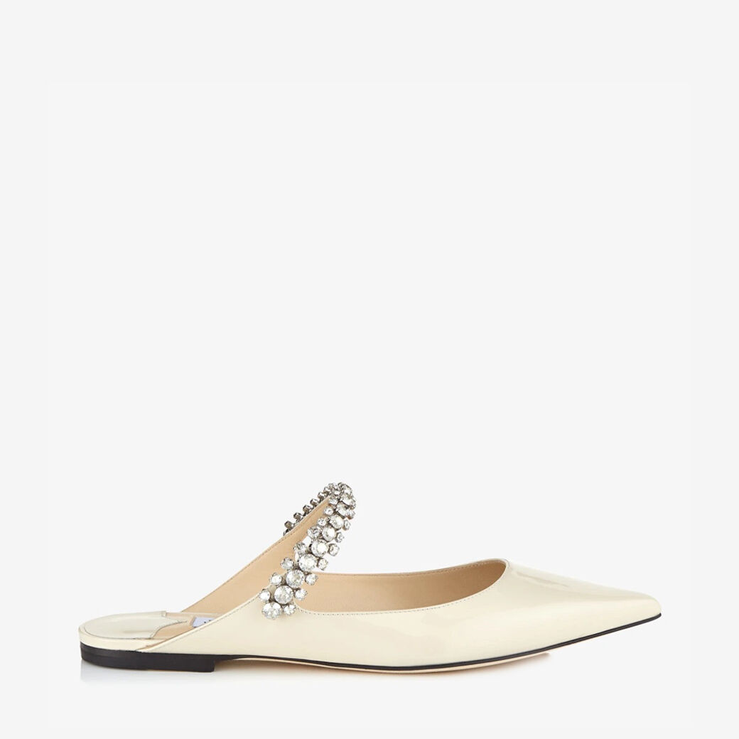 White company mules top